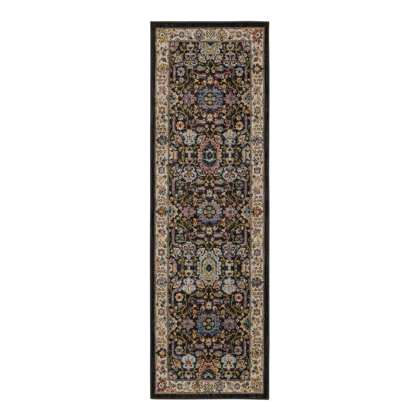 Karastan Pandora 92612 Charcoal Machinemade Rug - Rugs - Karastan - Atlanta Designer Rugs