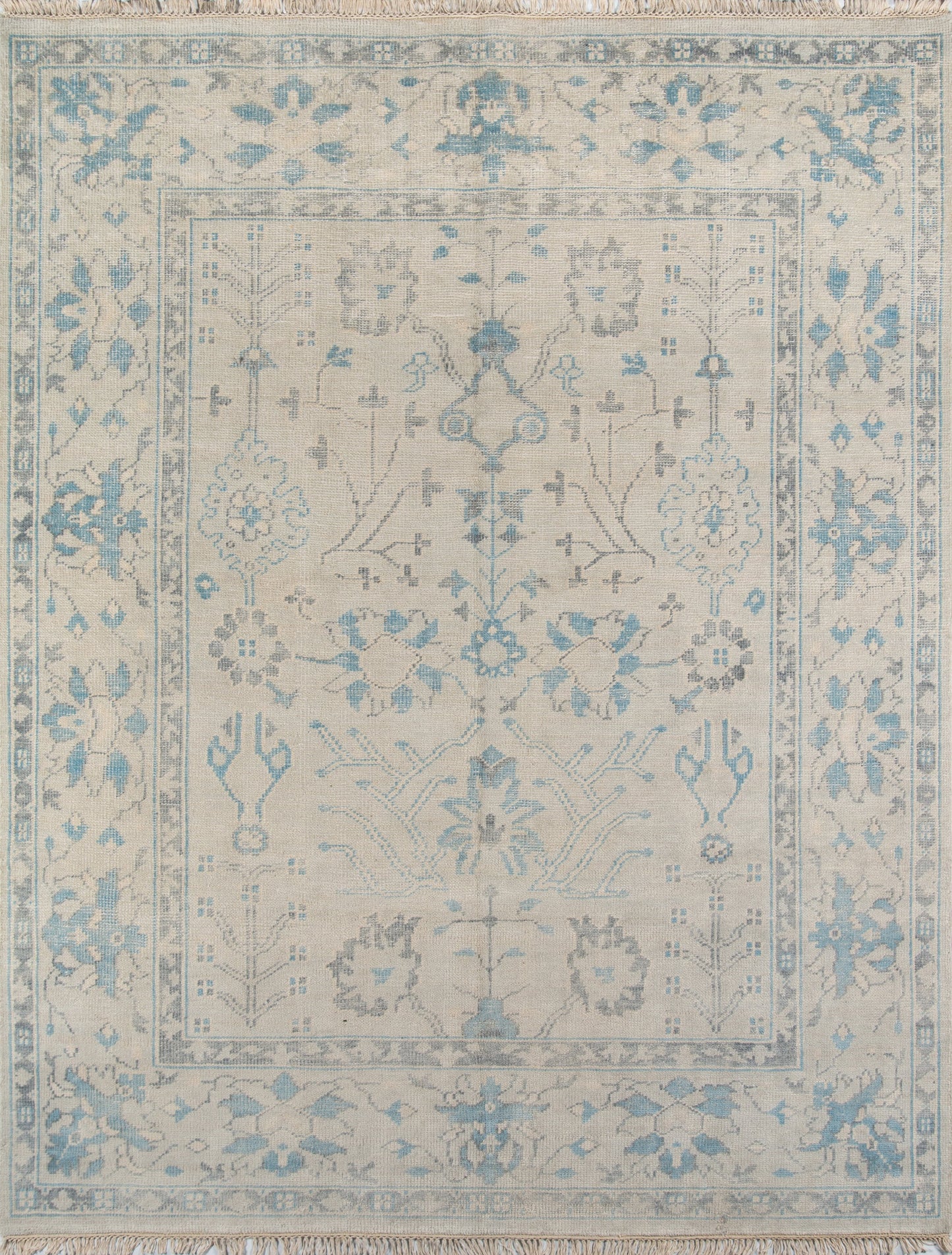 Erin Gates Concord CRD-3 Ivory Traditional Hand Knotted Rug