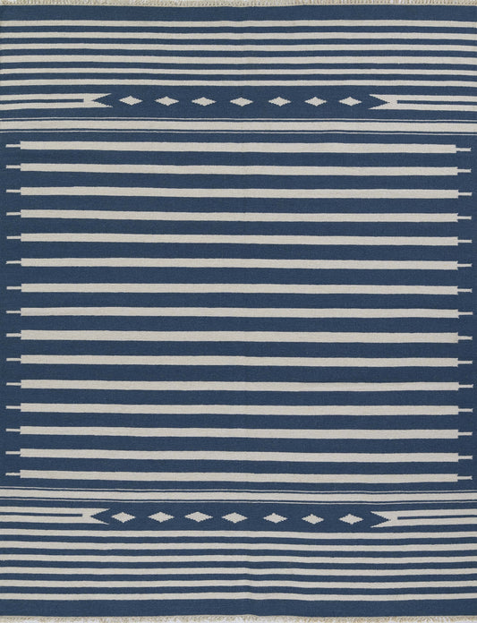 Erin Gates Thompson THO-1 Denim Contemporary Hand Woven Rug