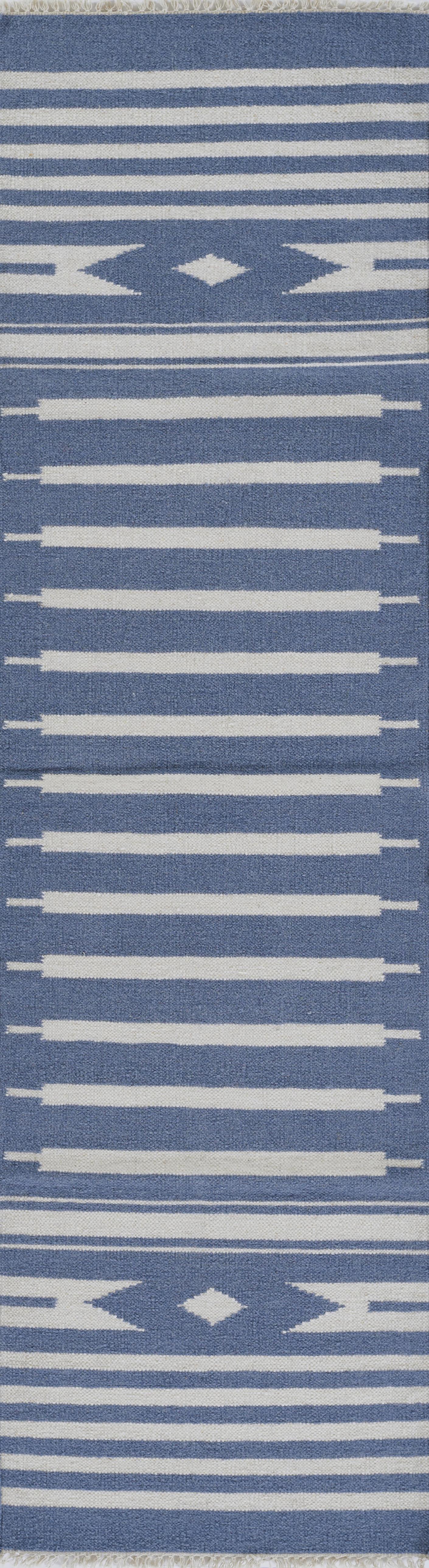 Erin Gates Thompson THO-1 Light Blue Contemporary Hand Woven Rug