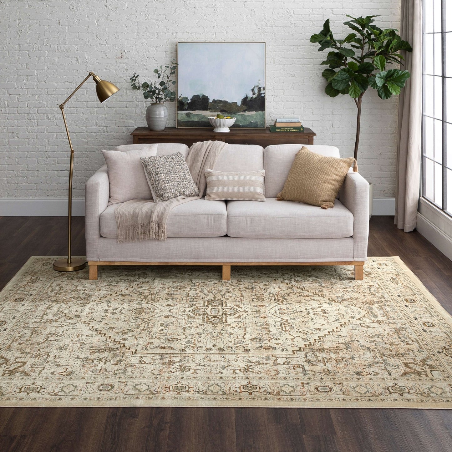 Karastan Divina R1151 Grey Machinemade Rug - Rugs - Karastan - Atlanta Designer Rugs