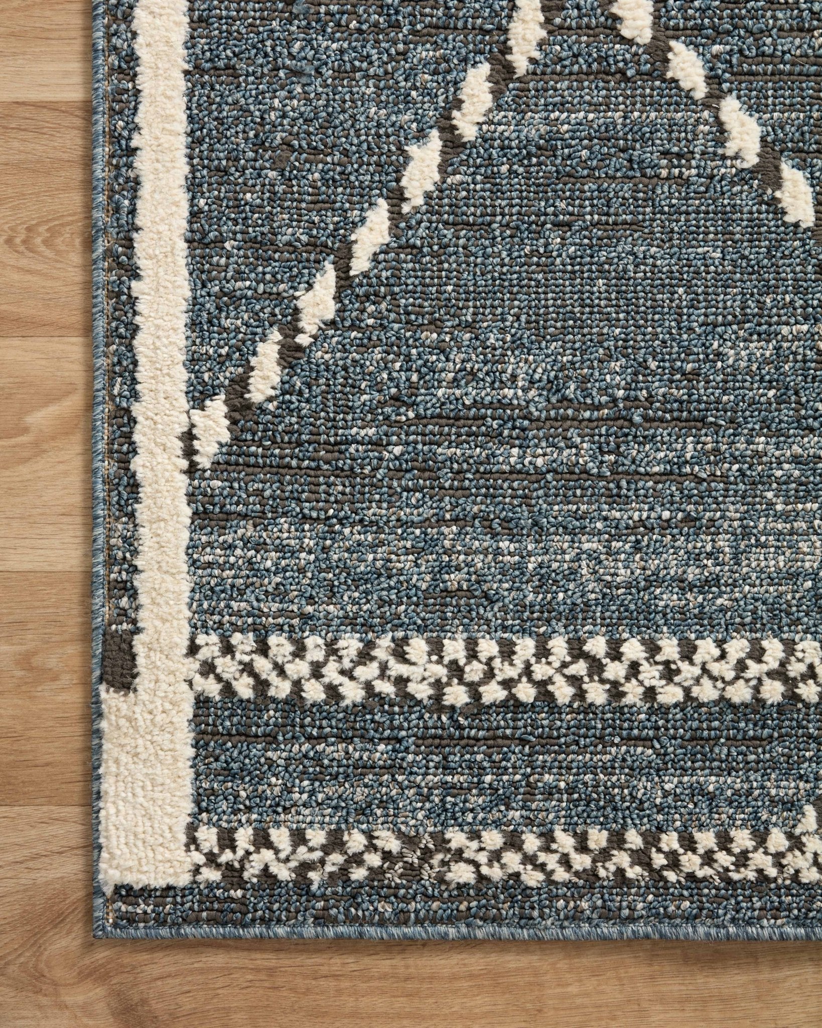 Loloi II Fabian FAB - 01 Denim Charcoal Transitional Power Loomed Rug - Rugs - Loloi II - Atlanta Designer Rugs