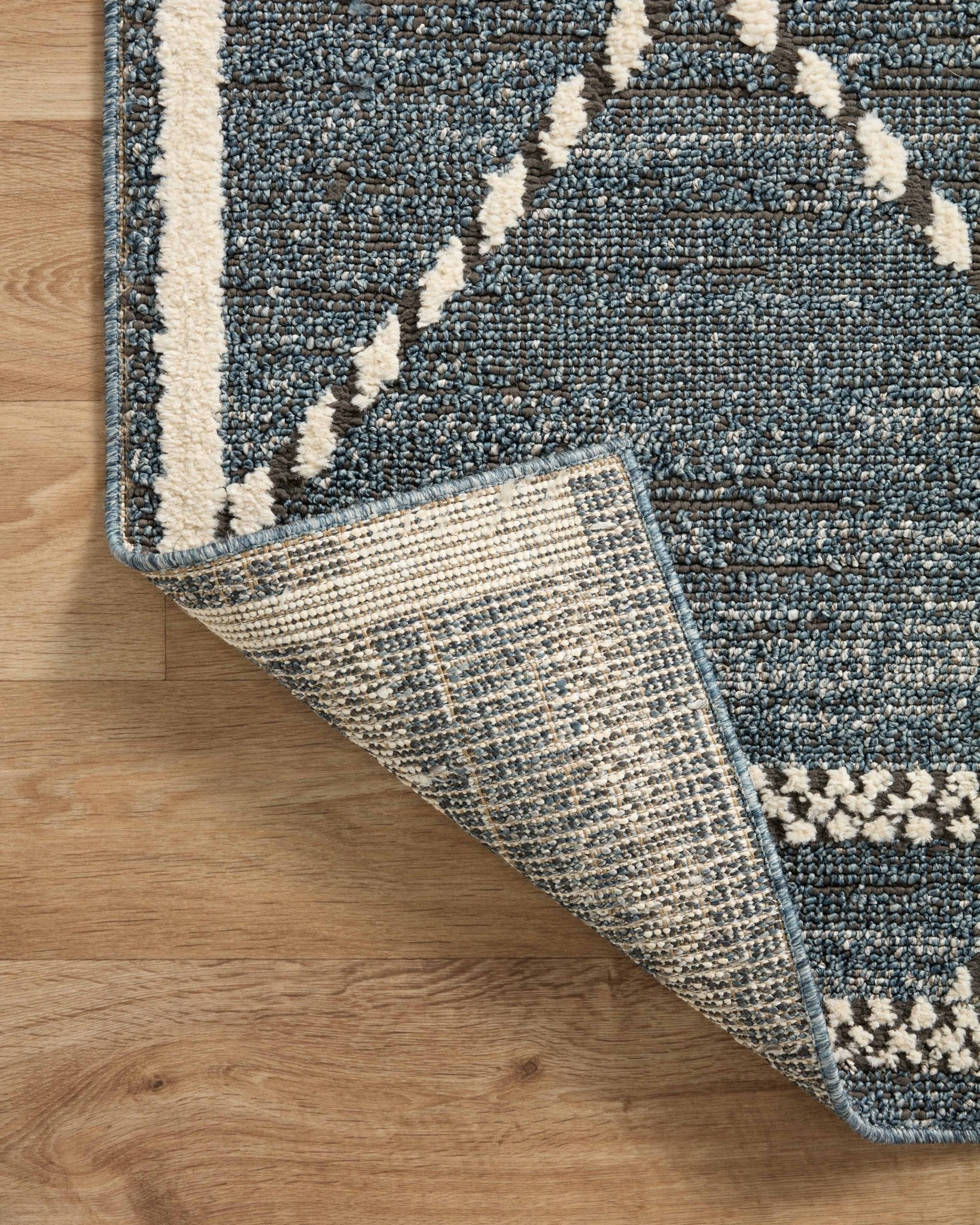 Loloi II Fabian FAB - 01 Denim Charcoal Transitional Power Loomed Rug - Rugs - Loloi II - Atlanta Designer Rugs