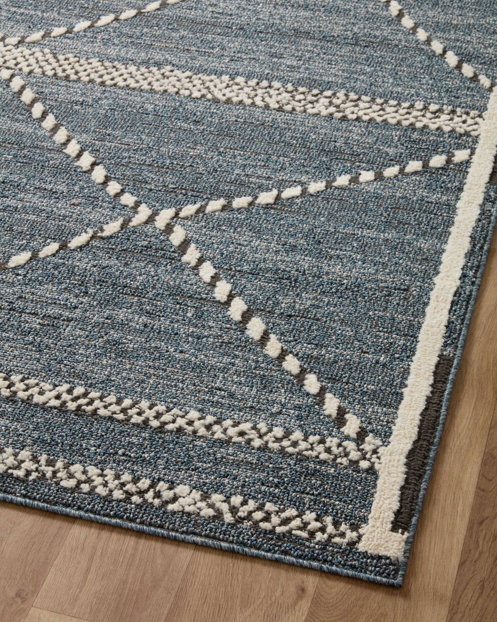 Loloi II Fabian FAB - 01 Denim Charcoal Transitional Power Loomed Rug - Rugs - Loloi II - Atlanta Designer Rugs