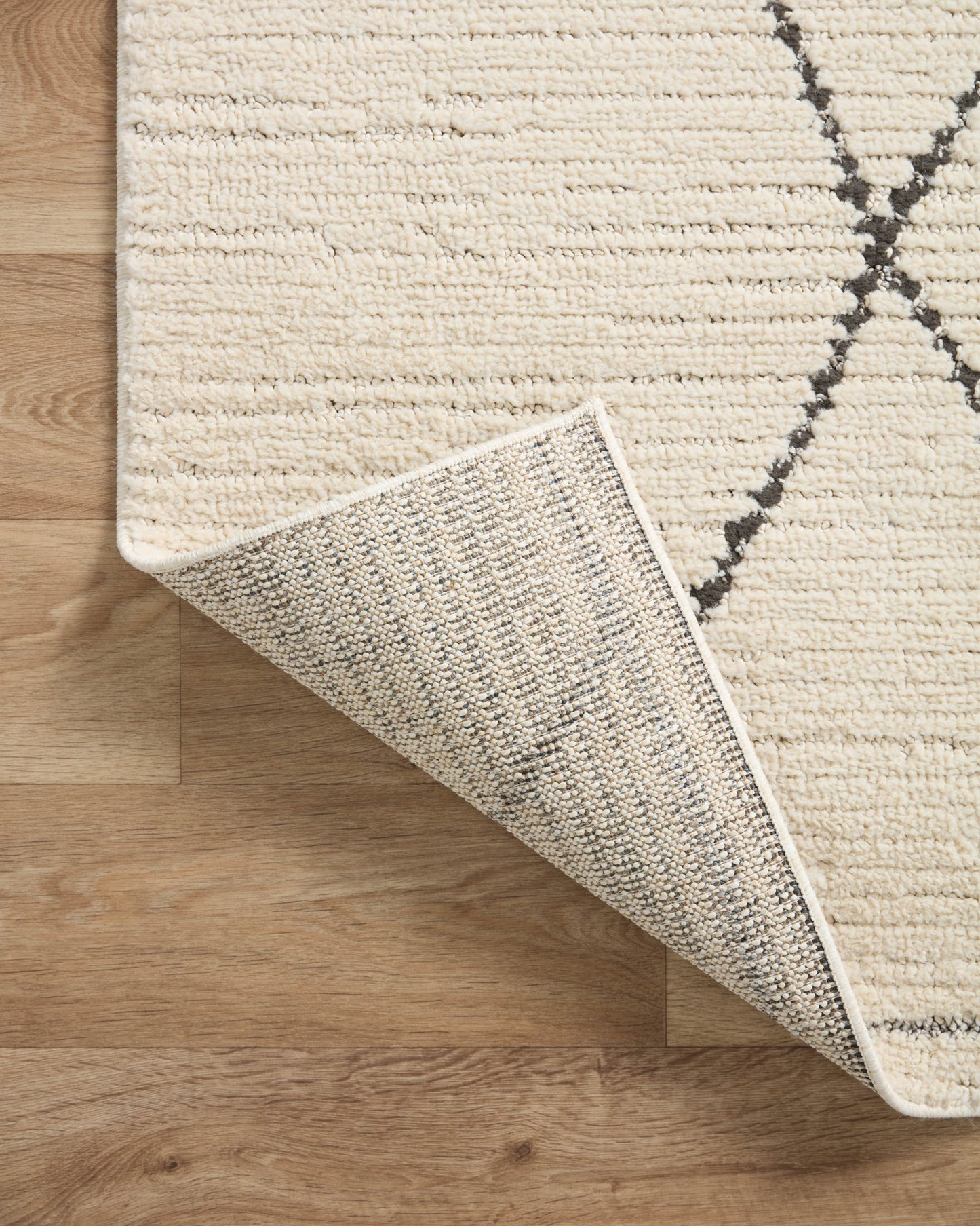 Loloi II Fabian FAB - 02 Ivory Charcoal Transitional Power Loomed Rug - Rugs - Loloi II - Atlanta Designer Rugs