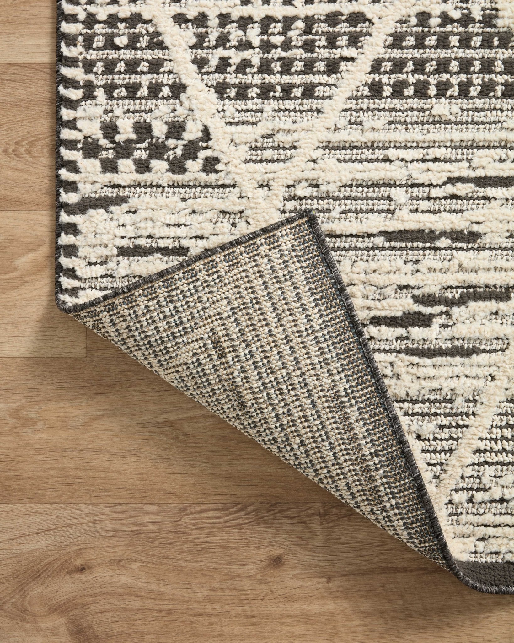 Loloi II Fabian FAB - 03 Charcoal Ivory Transitional Power Loomed Rug - Rugs - Loloi II - Atlanta Designer Rugs