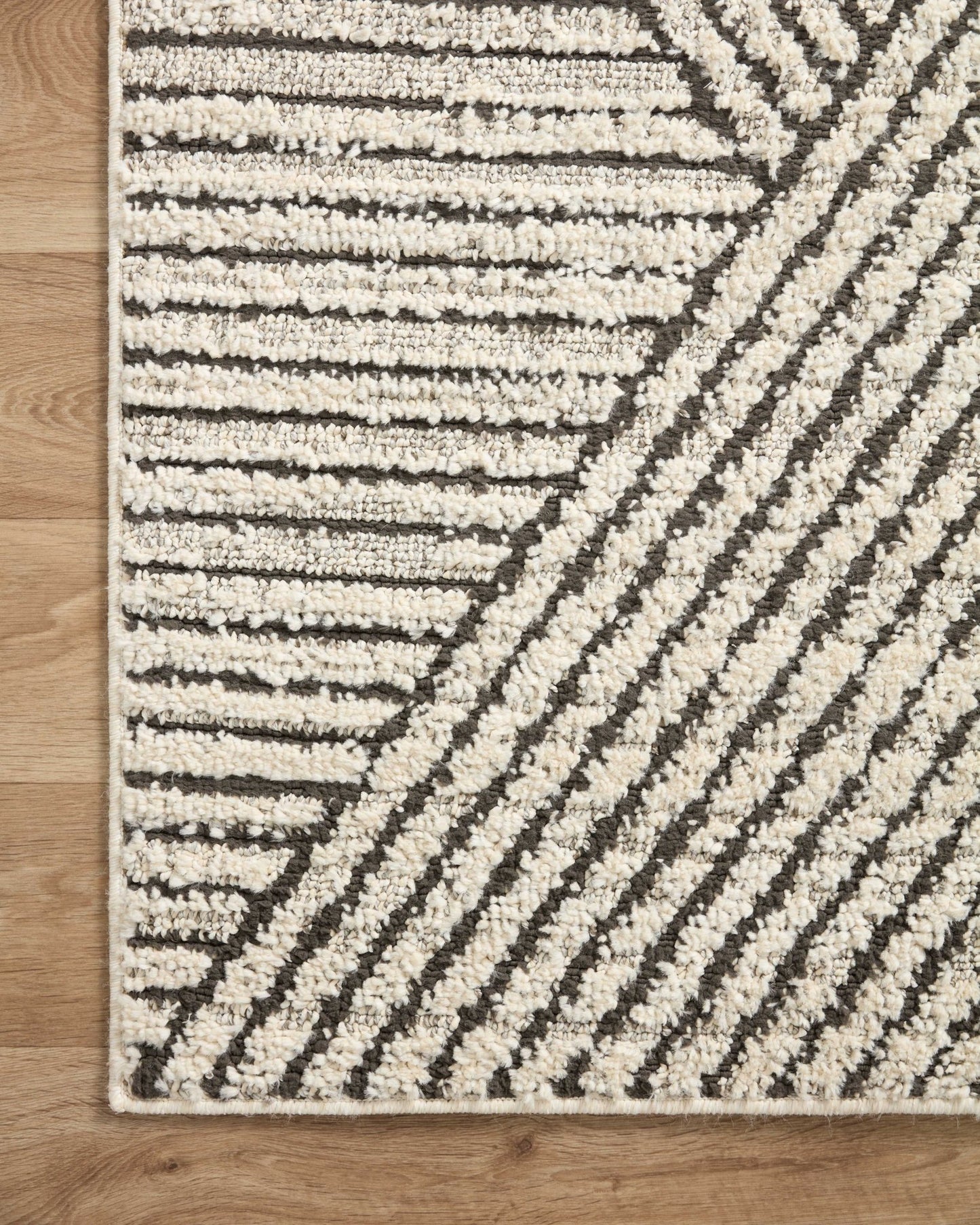 Loloi II Fabian FAB - 06 Charcoal Ivory Transitional Power Loomed Rug - Rugs - Loloi II - Atlanta Designer Rugs