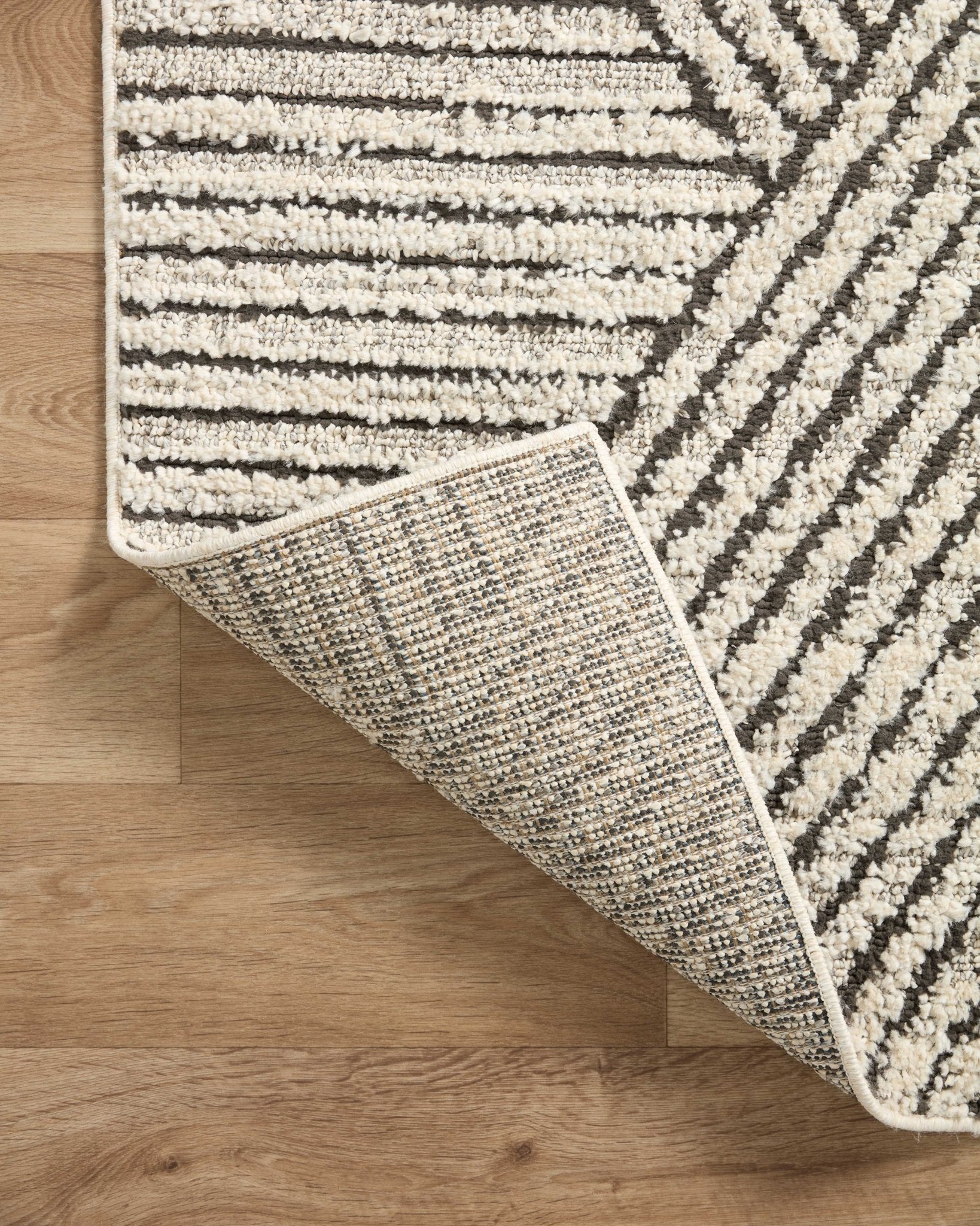 Loloi II Fabian FAB - 06 Charcoal Ivory Transitional Power Loomed Rug - Rugs - Loloi II - Atlanta Designer Rugs