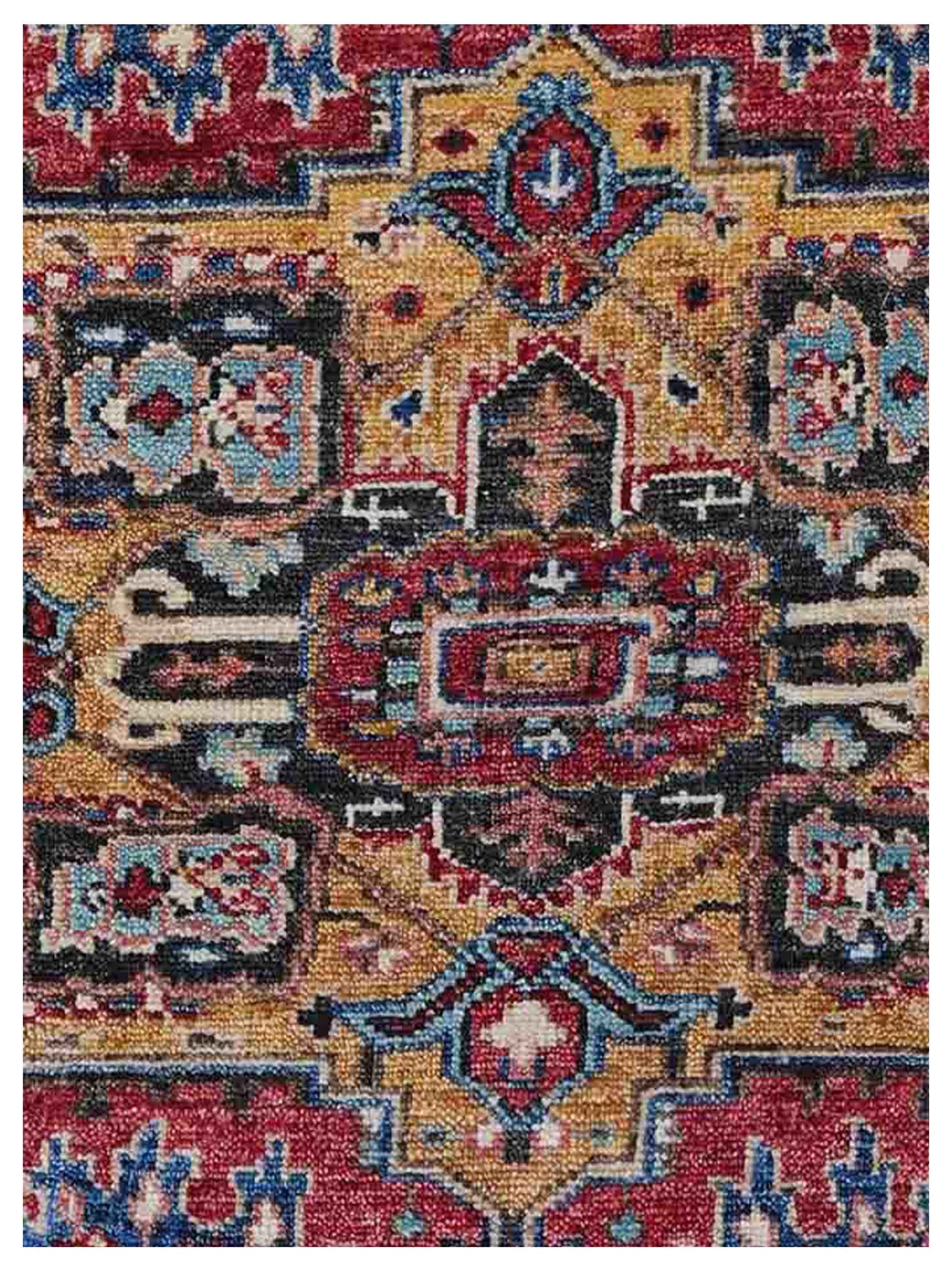 Artisan Felicity  Red Charcoal Transitional Knotted Rug