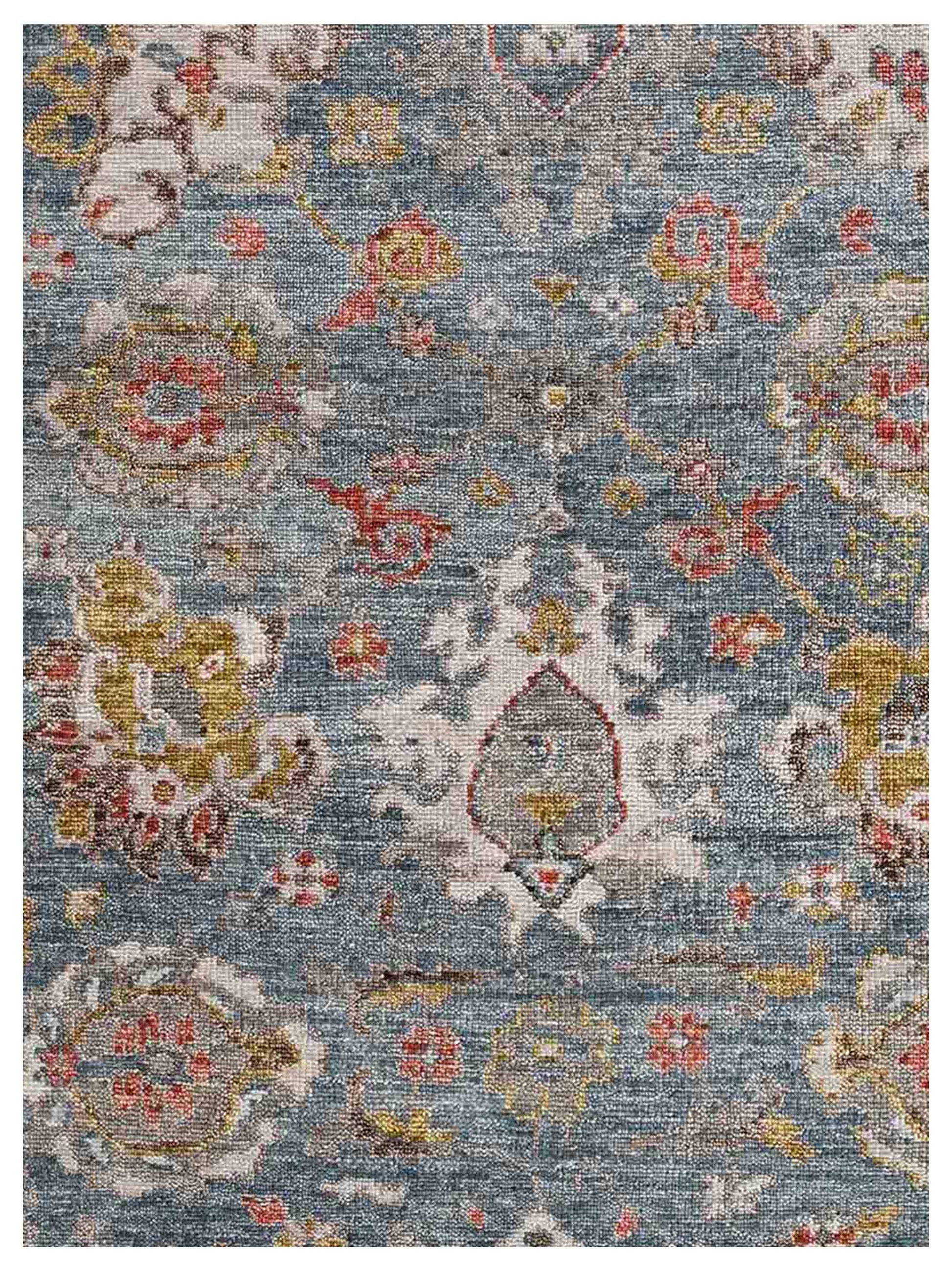 Artisan Felicity Hunter Green Transitional Knotted Rug - Rugs - Artisan - Atlanta Designer Rugs