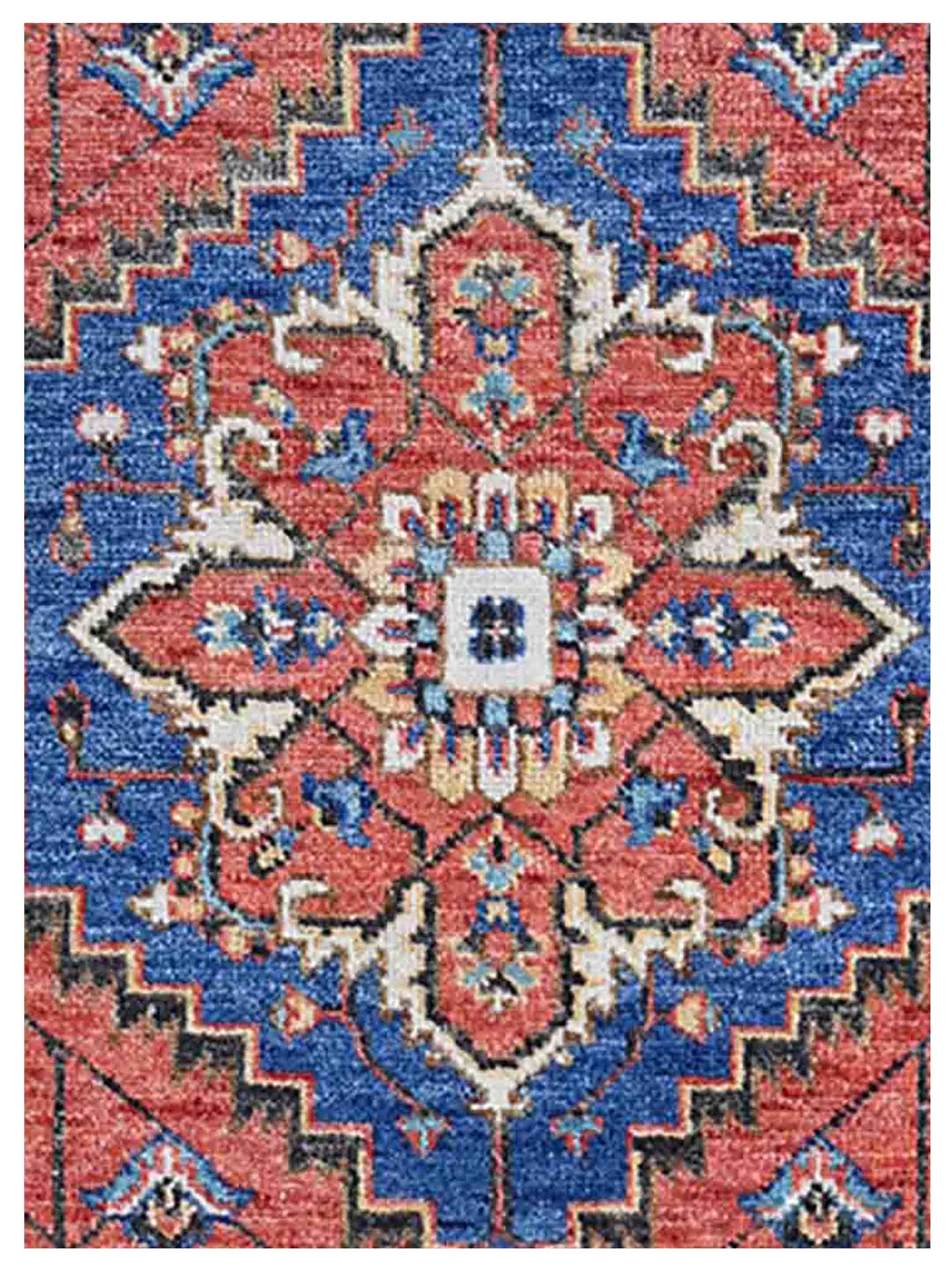 Artisan Felicity  Rust Ocaur Yellow Traditional Knotted Rug