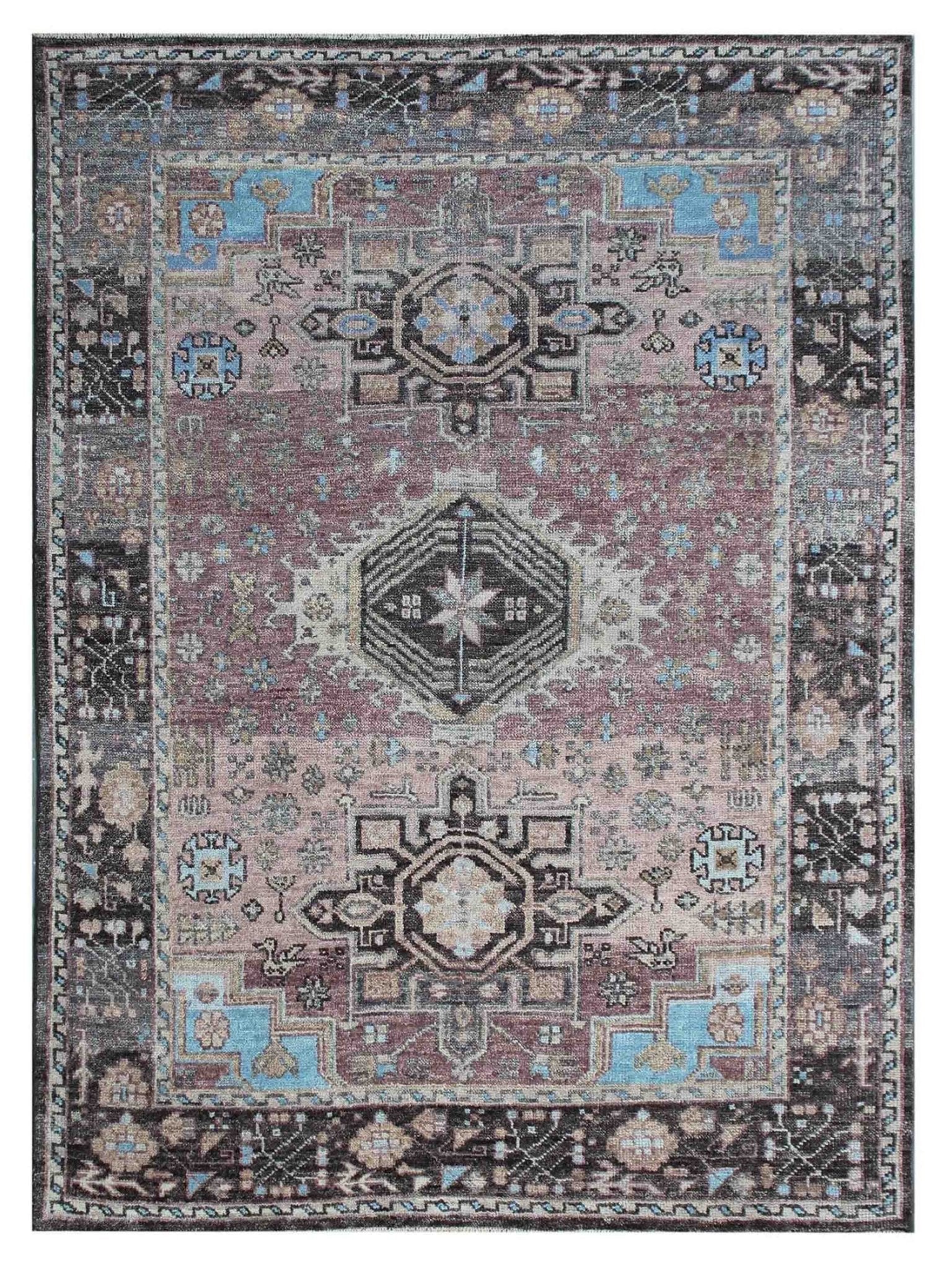 Artisan Felicity Mineral Red Traditional Knotted Rug - Rugs - Artisan - Atlanta Designer Rugs