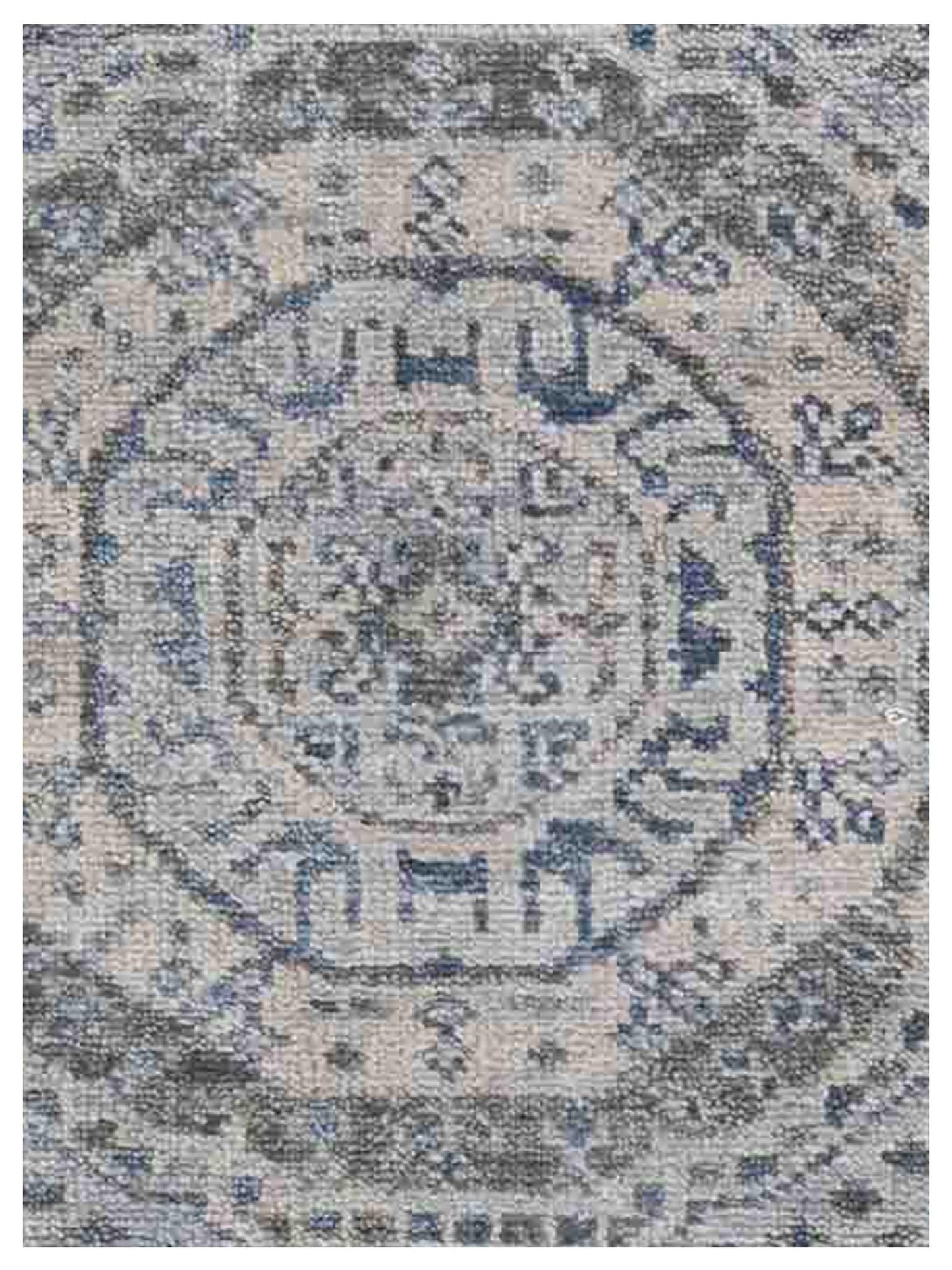 Artisan Felicity Lt.Blue Ivory Transitional Knotted Rug - Rugs - Artisan - Atlanta Designer Rugs