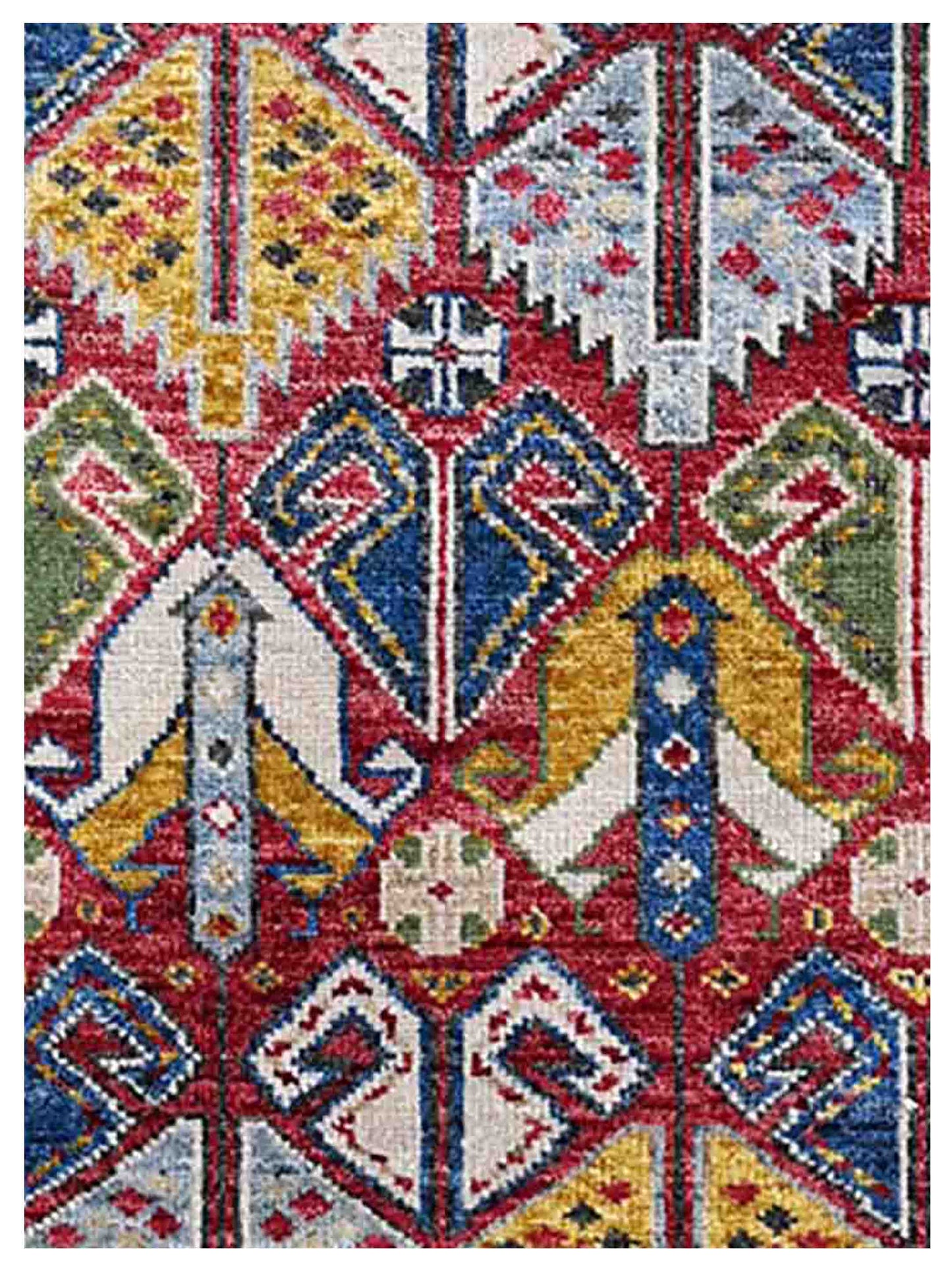 Artisan Felicity  Red Beige Traditional Knotted Rug