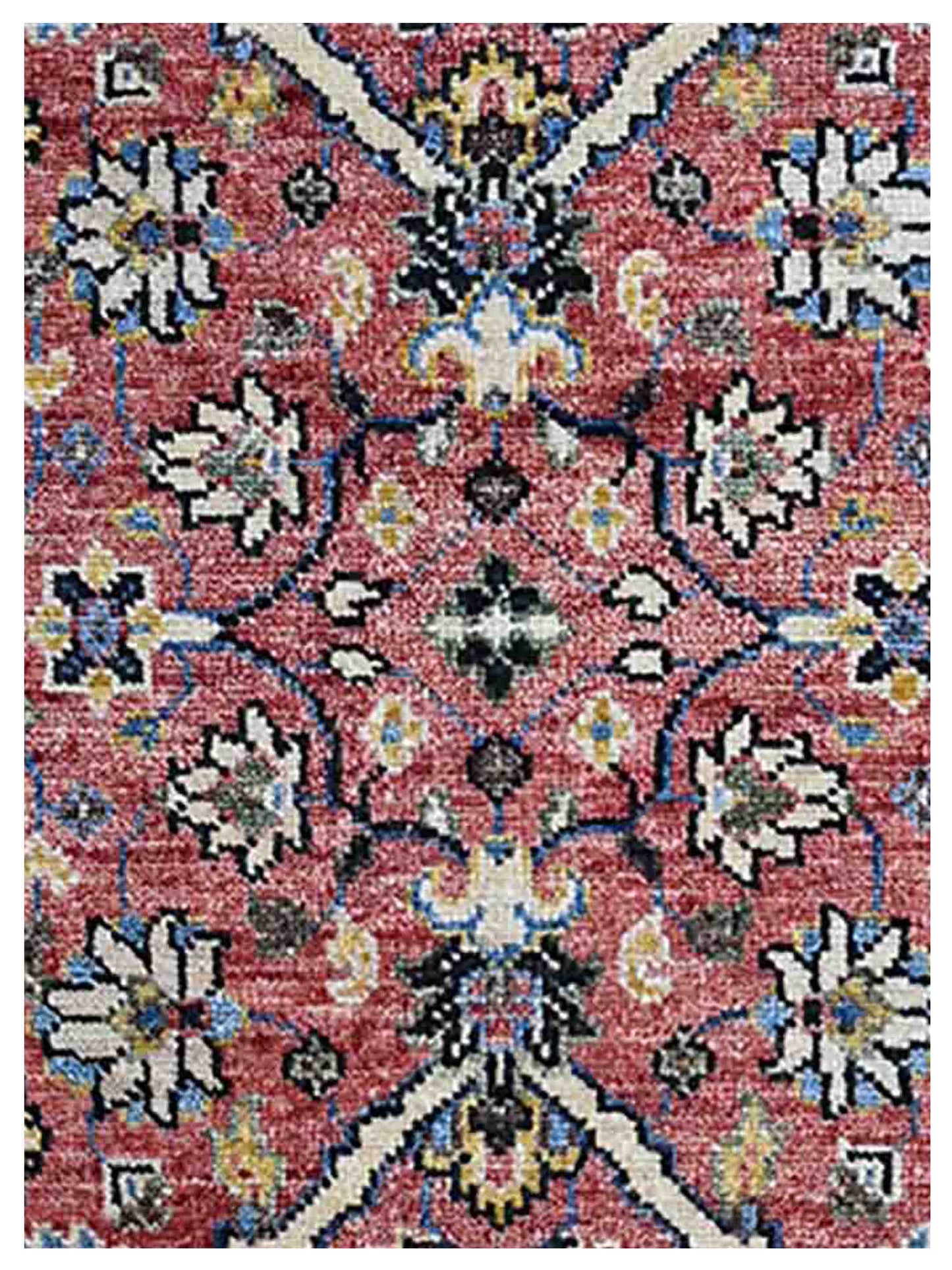 Artisan Felicity  Red Beige Traditional Knotted Rug