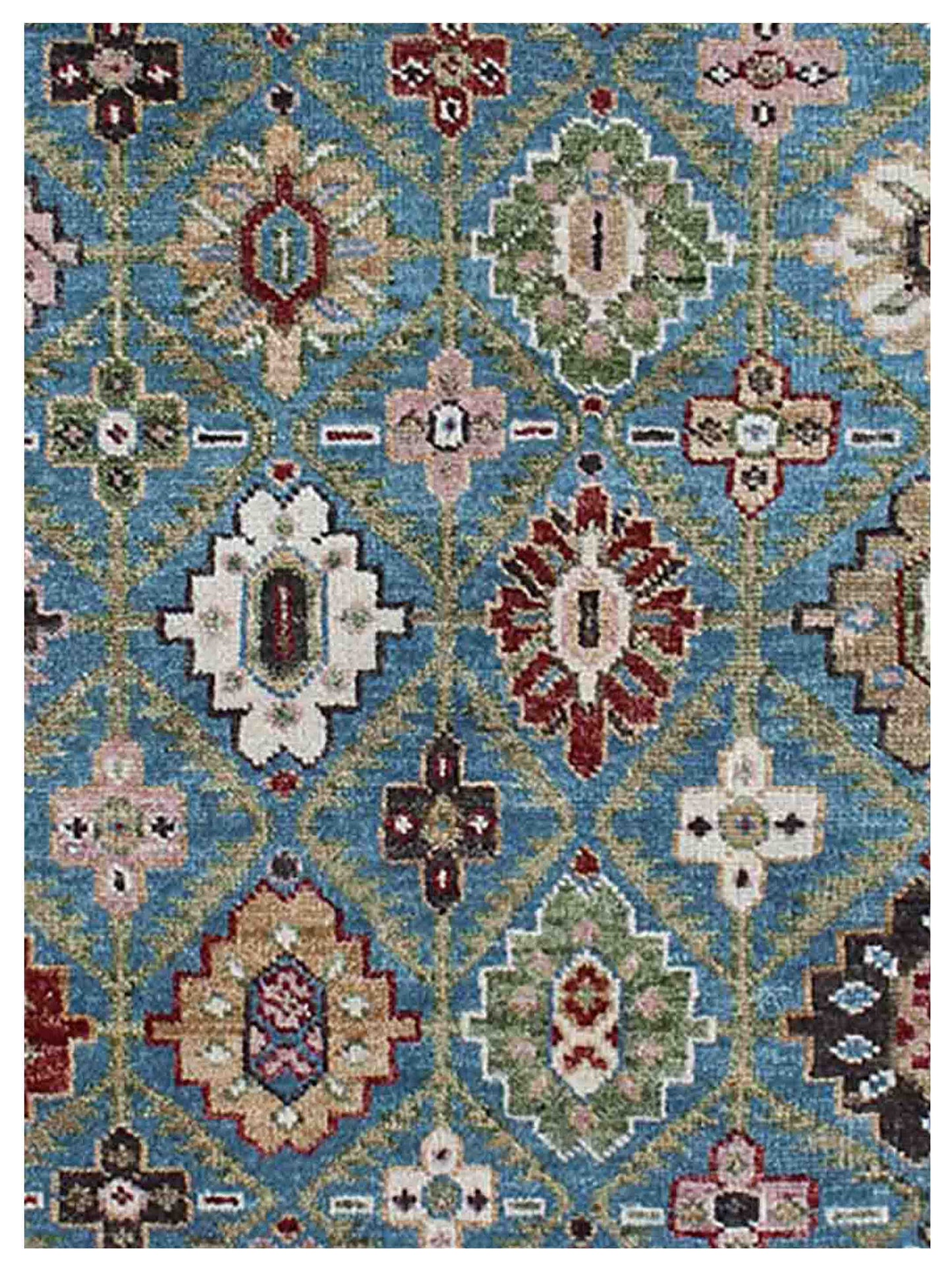 Artisan Felicity  Blue Multi Traditional Knotted Rug