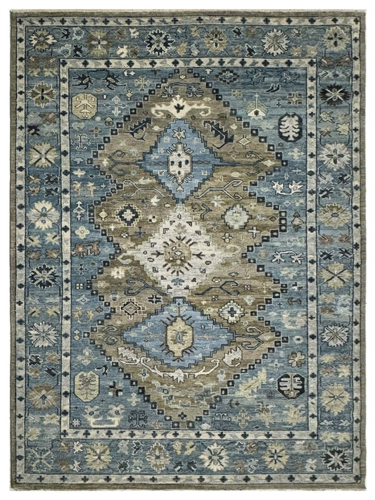 Artisan Felicity Lt.Sage Md.Sage Transitional Knotted Rug - Rugs - Artisan - Atlanta Designer Rugs