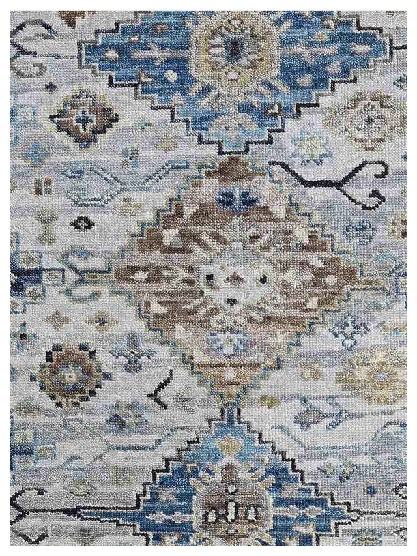 Artisan Felicity  Silver Grey Transitional Knotted Rug