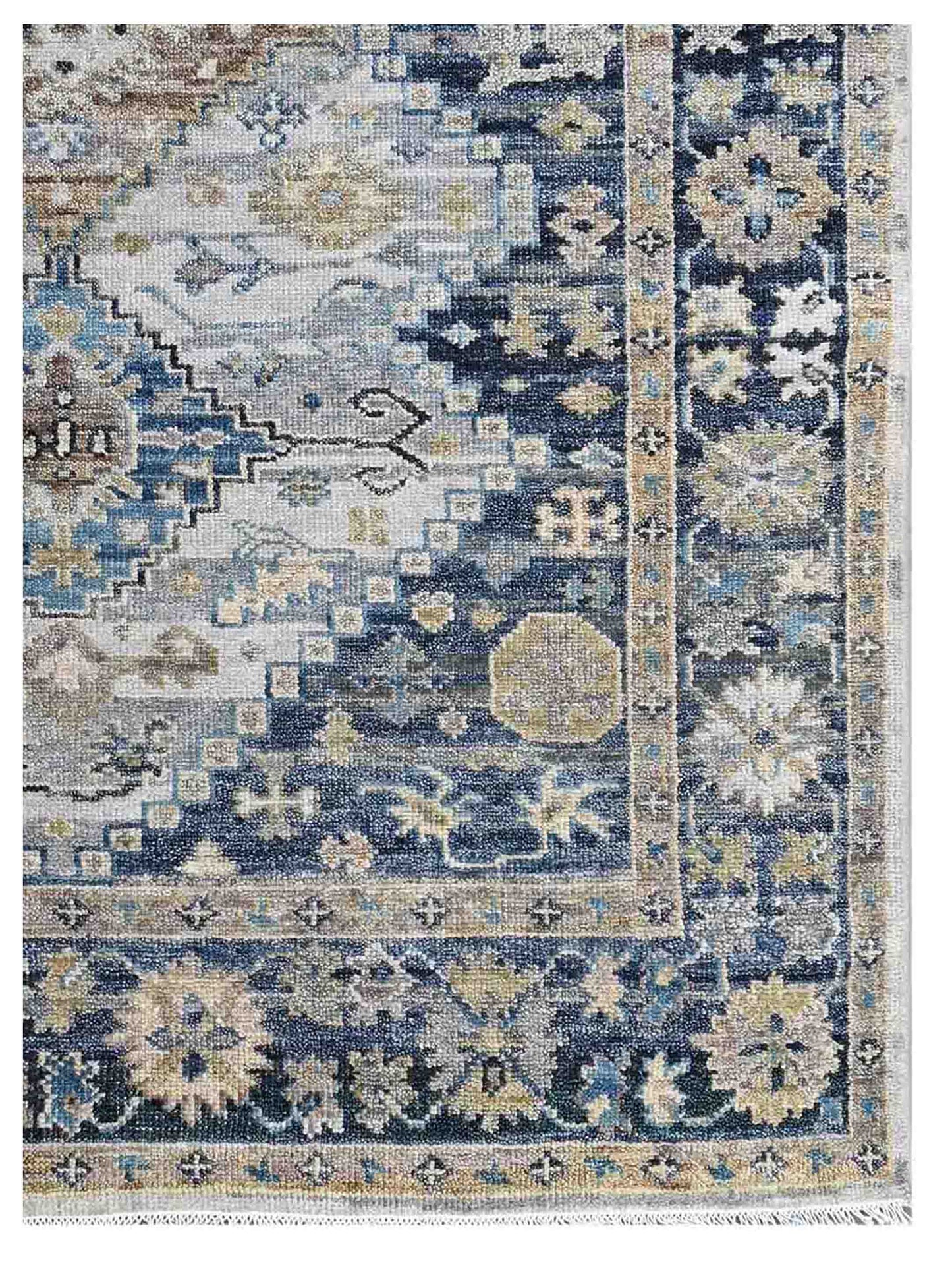 Artisan Felicity  Silver Grey Transitional Knotted Rug