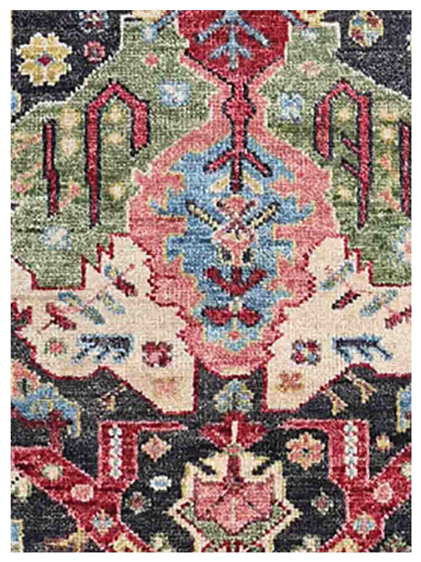 Artisan Felicity  Charcoal Multi Traditional Knotted Rug