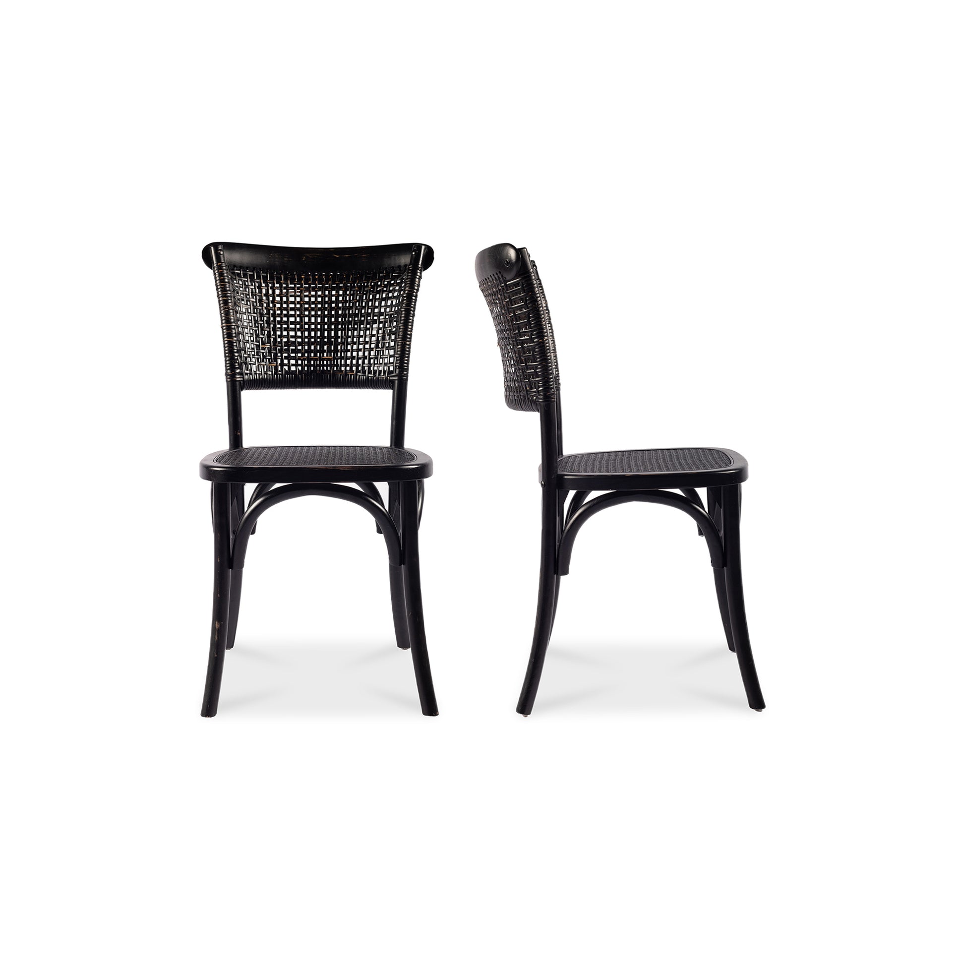 Moes Home Dining Chairs Churchill Black Rustic Furniture