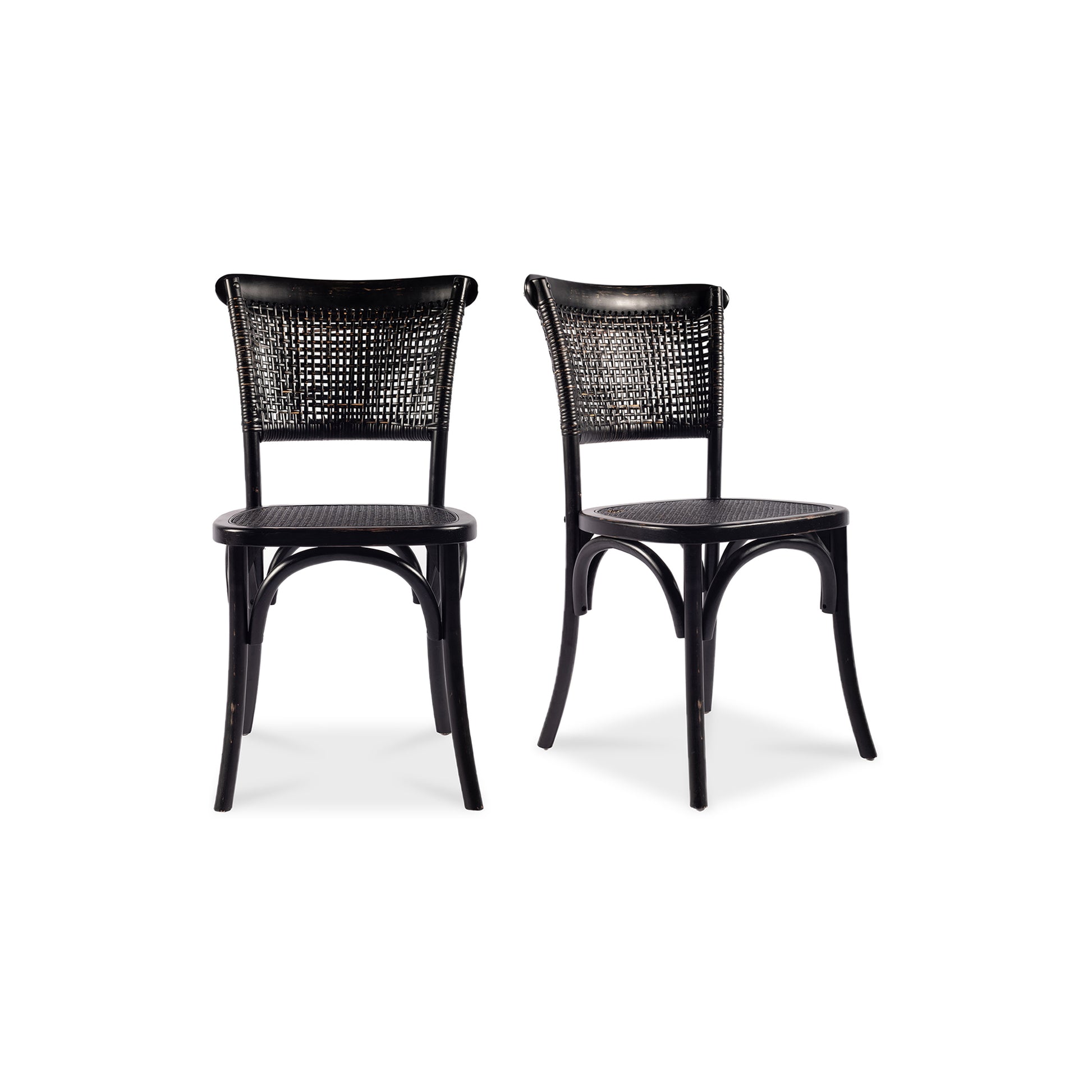 Moes Home Dining Chairs Churchill Black Rustic Furniture