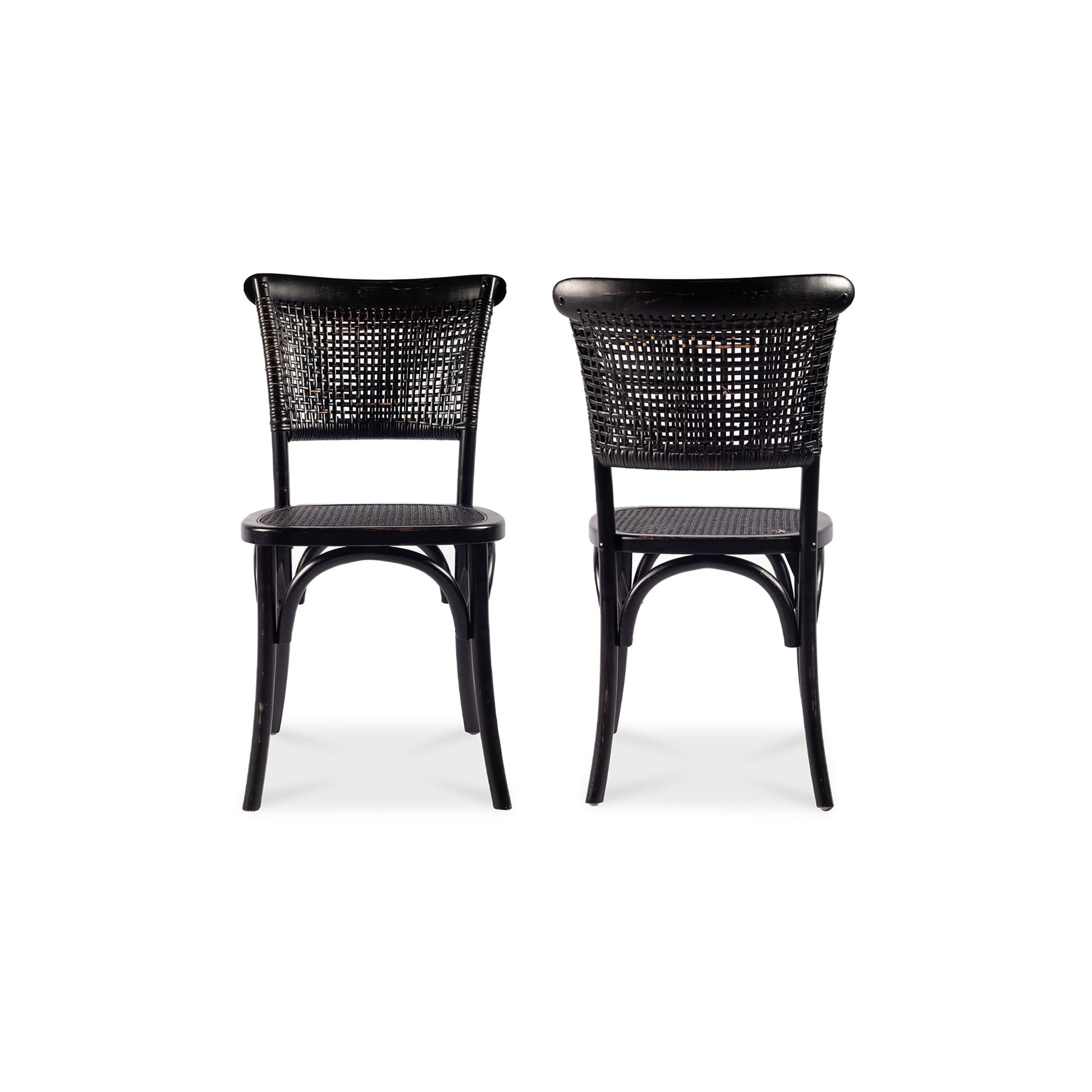 Moes Home Dining Chairs Churchill Black Rustic Furniture