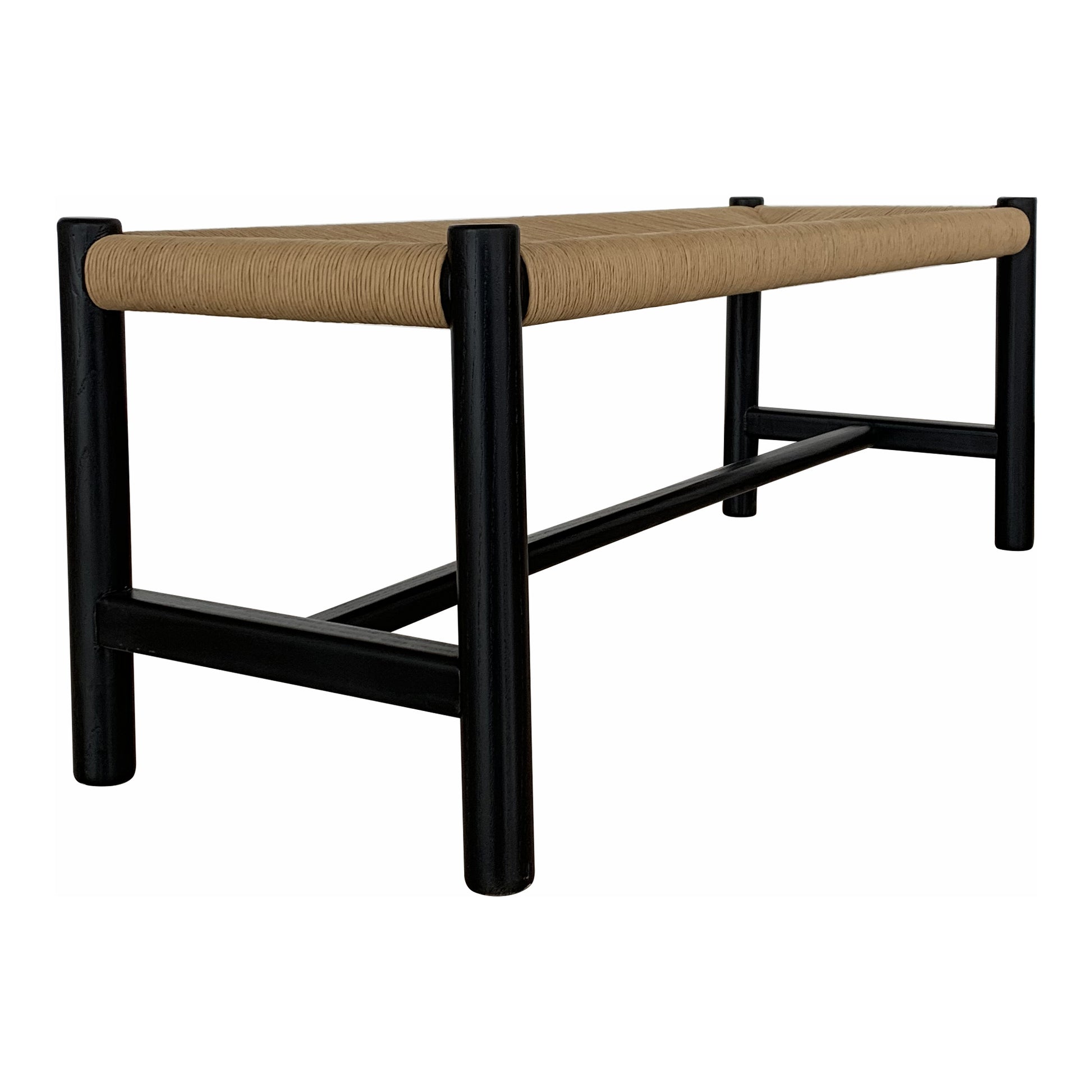 Moes Home Benches Hawthorn Black Rustic Furniture