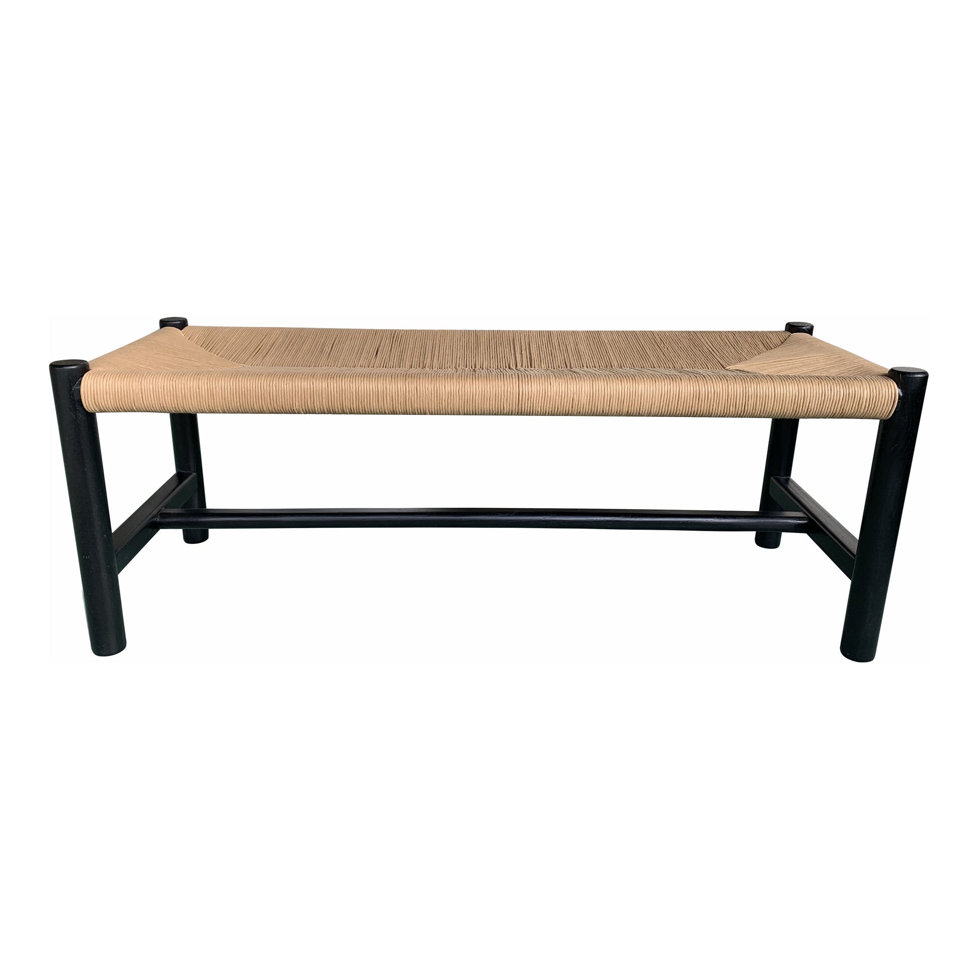 Moes Home Benches Hawthorn Black Rustic Furniture