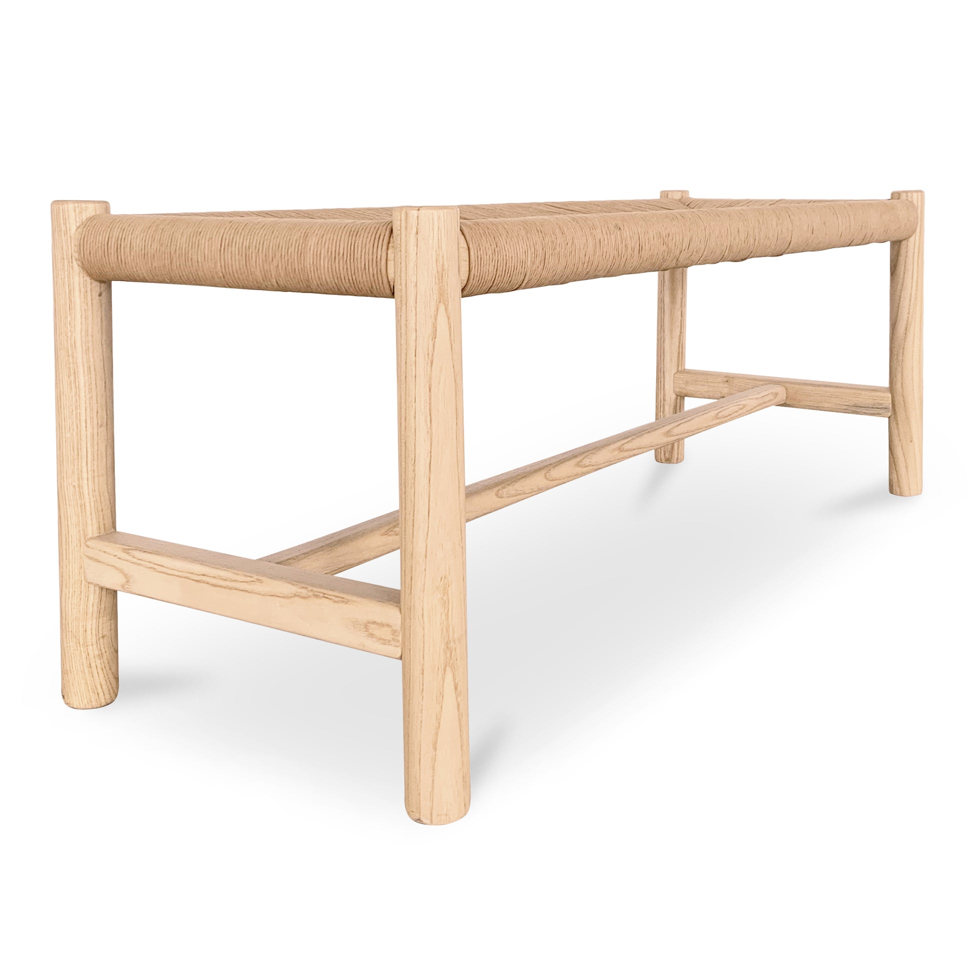 Moes Home Benches Hawthorn Natural Rustic Furniture