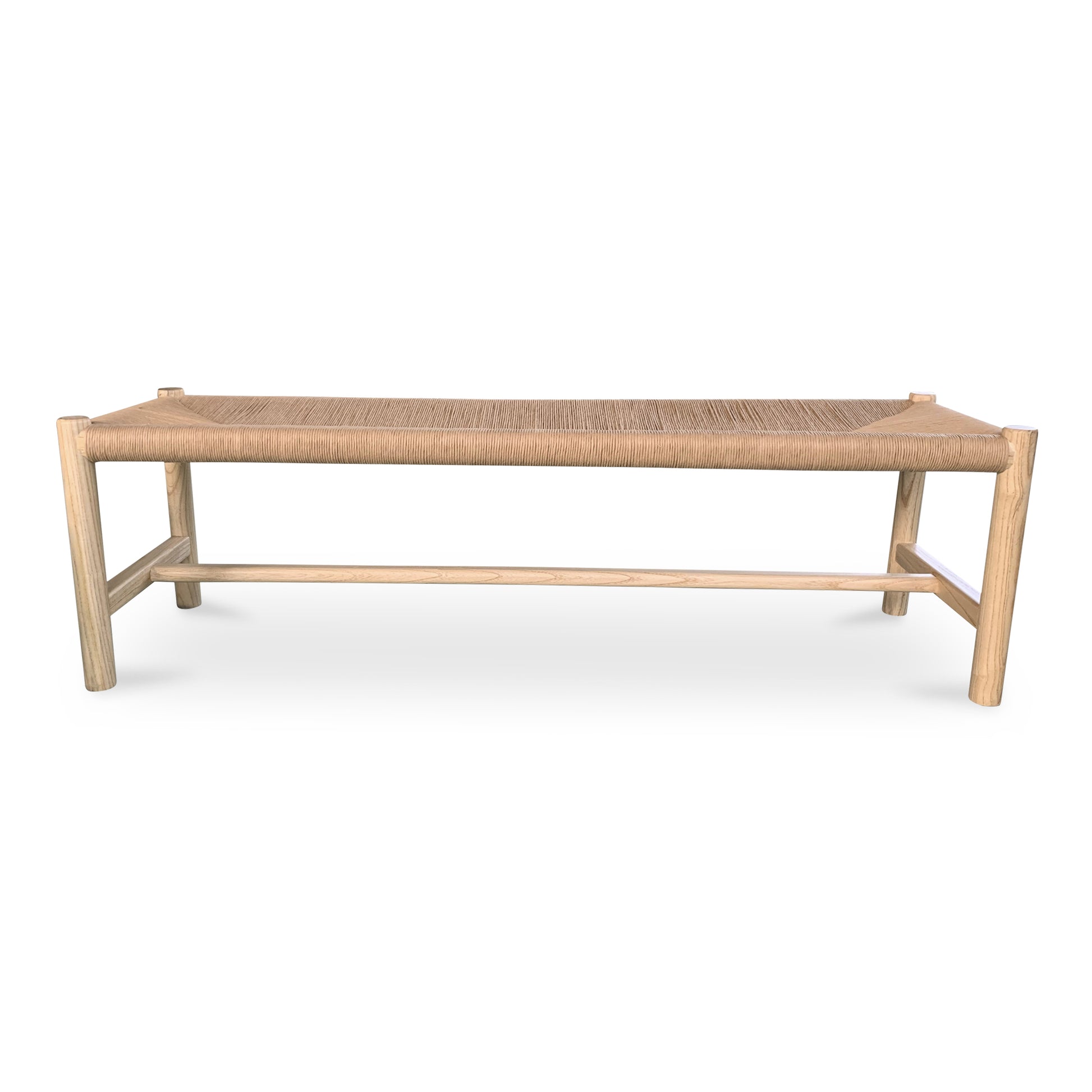 Moes Home Benches Hawthorn Natural Rustic Furniture