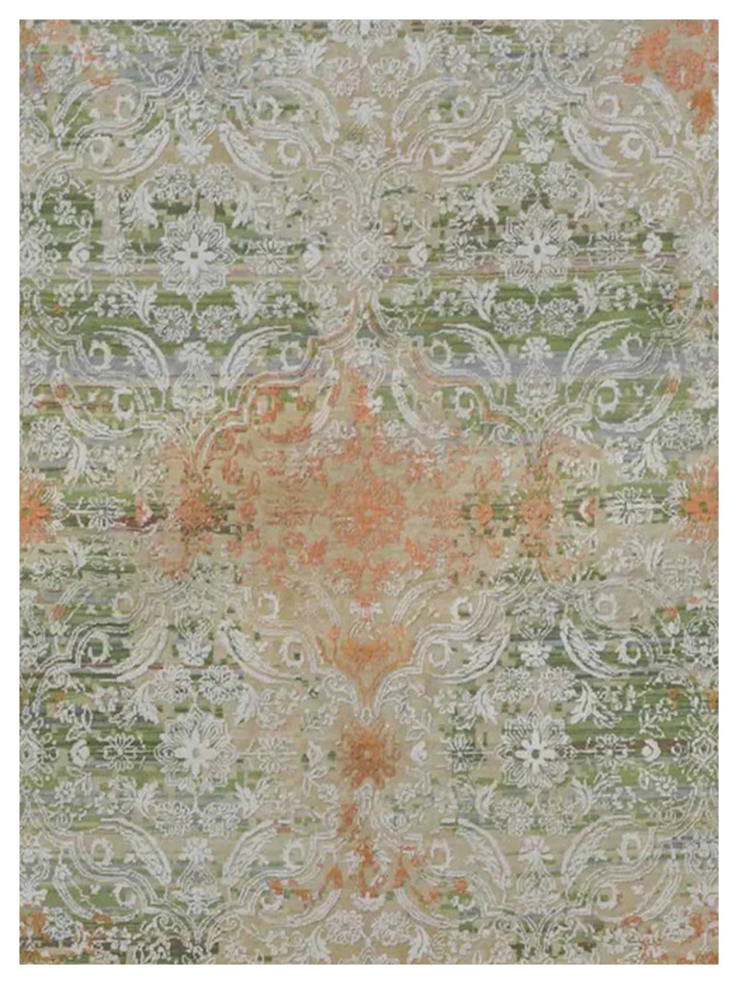 Limited Avoca AVC - 402 Fiery Orange Transitional Knotted Rug - Rugs - Limited - Atlanta Designer Rugs