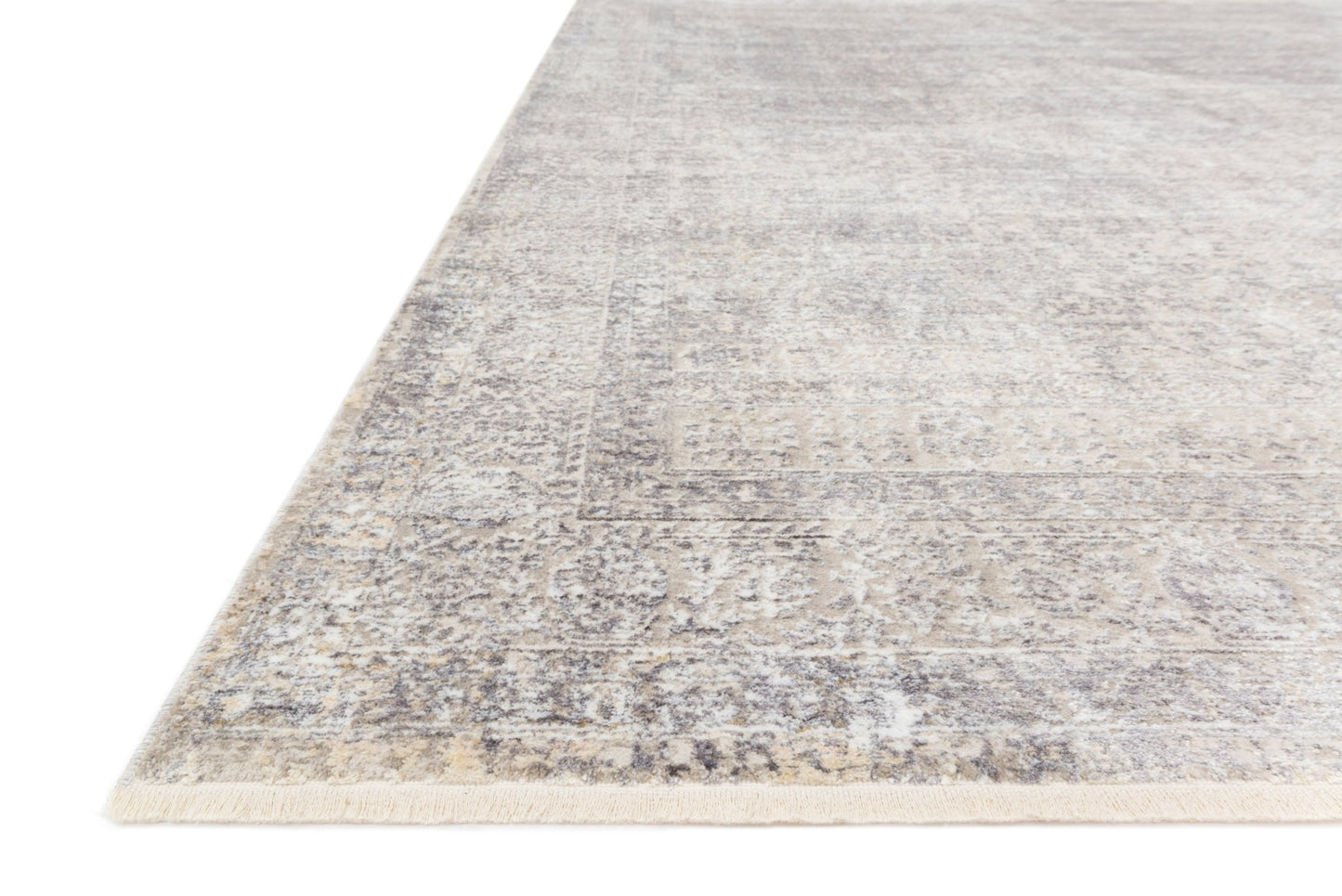 Loloi Franca FRN - 01 Silver Pebble Transitional Power Loomed Rug - Rugs - Loloi - Atlanta Designer Rugs