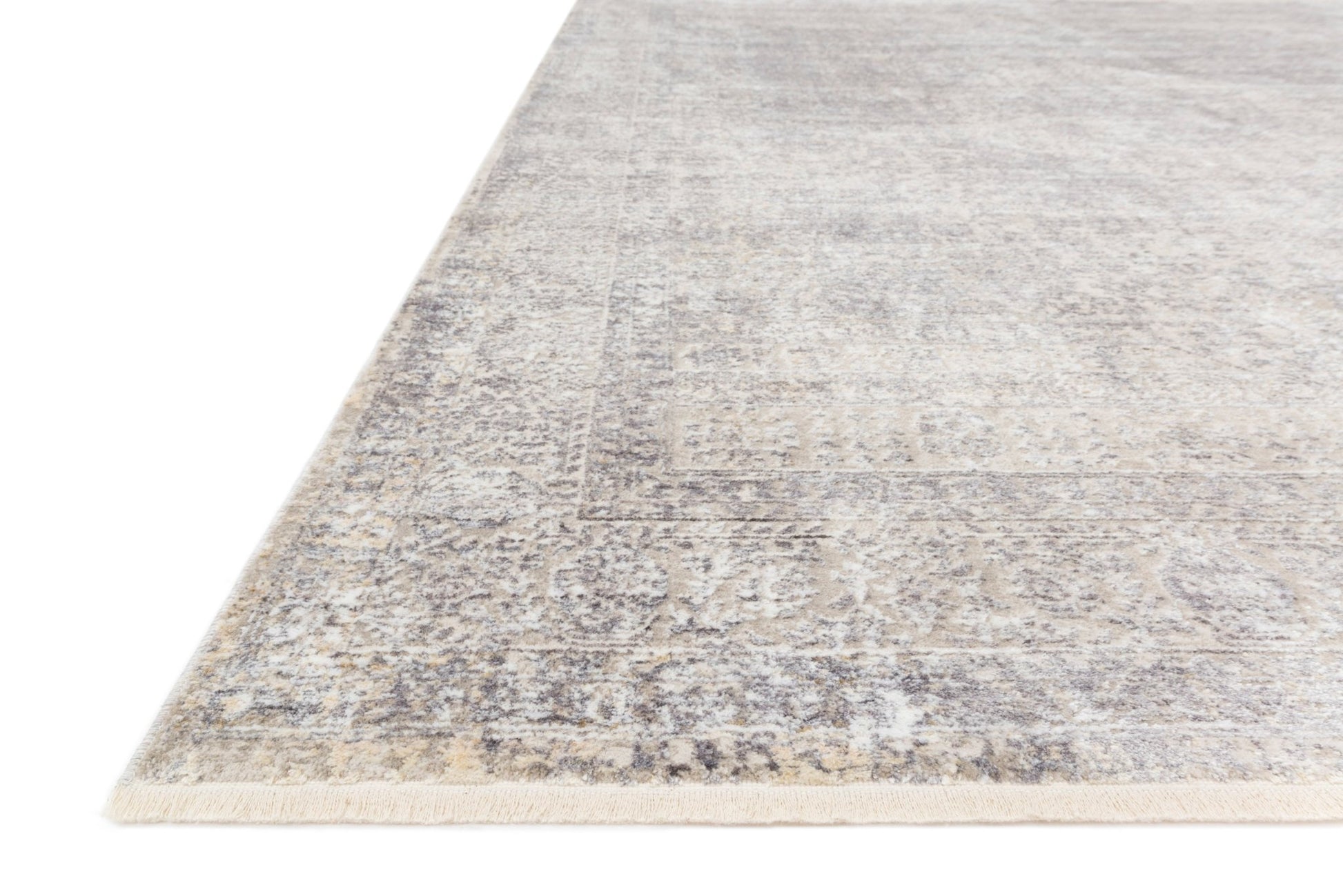 Loloi Franca FRN - 01 Silver Pebble Transitional Power Loomed Rug - Rugs - Loloi - Atlanta Designer Rugs