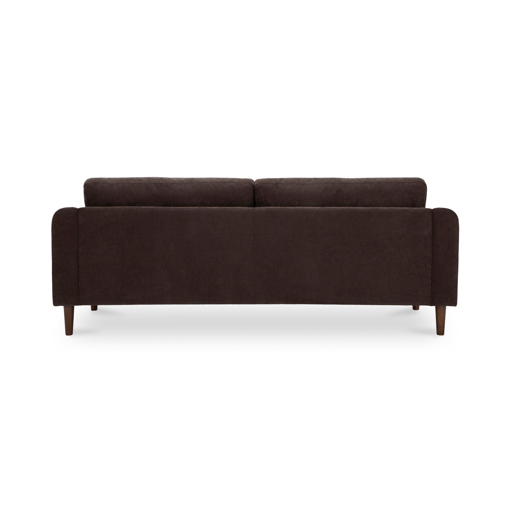 Moes Home Sofas Quinn Dark Brown Contemporary Furniture Rug