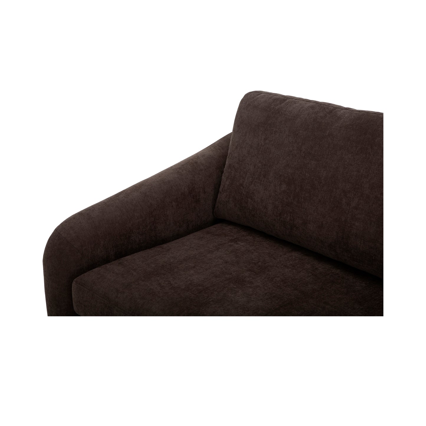 Moes Home Sofas Quinn Dark Brown Contemporary Furniture Rug