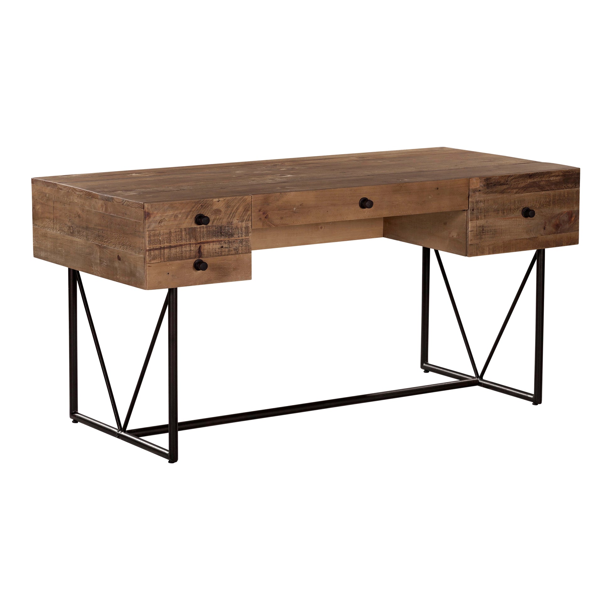 Moes Home Desks Orchard Natural Industrial Furniture