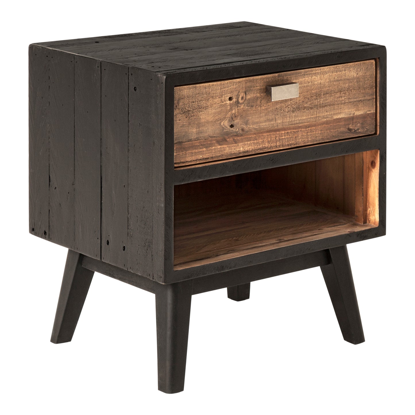 Moes Home Nightstands Nova Black Rustic Furniture