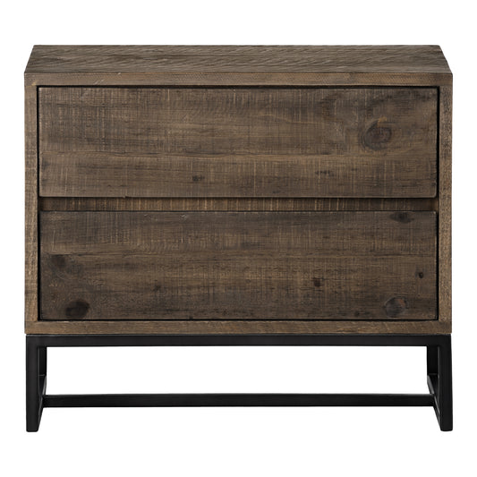 Moes Home Nightstands Elena Brown Rustic Furniture