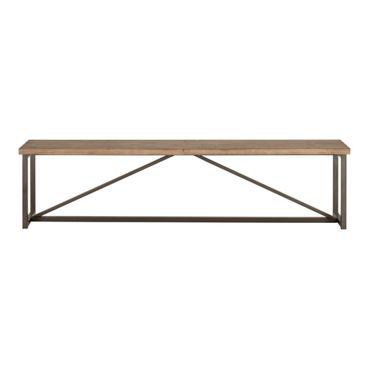 Moes Home Benches Sierra Brown Rustic Furniture