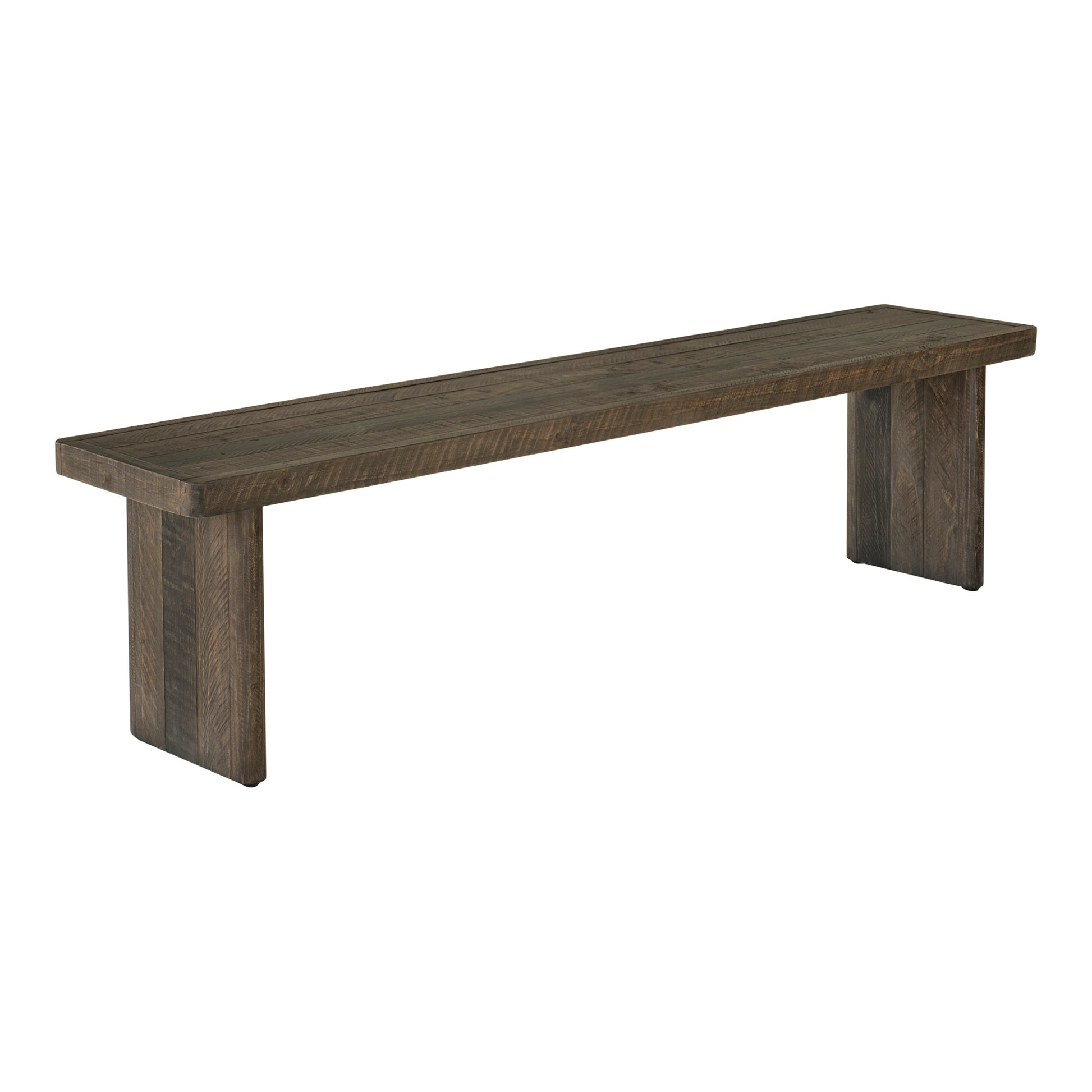 Moes Home Benches Monterey Brown Rustic Furniture