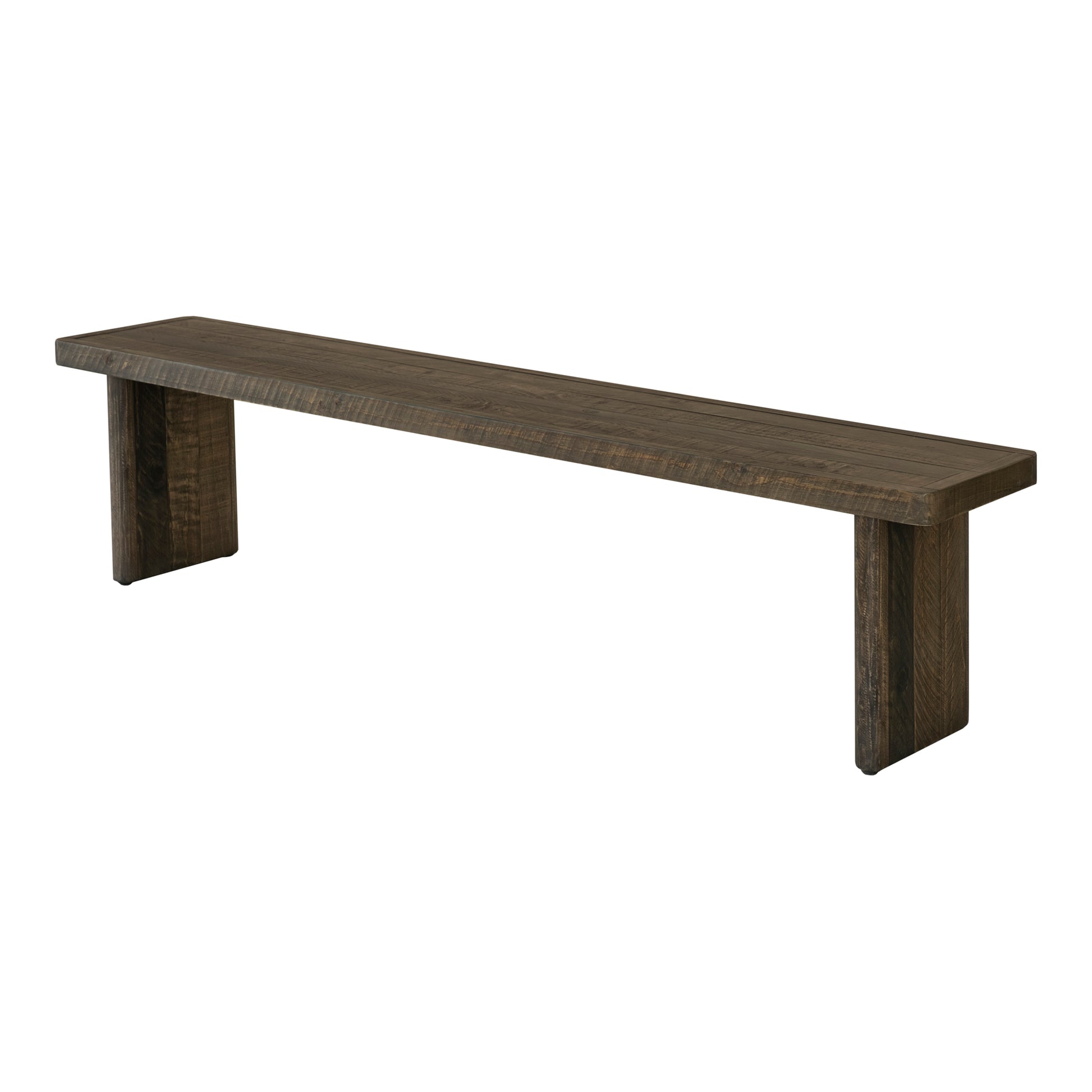 Moes Home Benches Monterey Brown Rustic Furniture