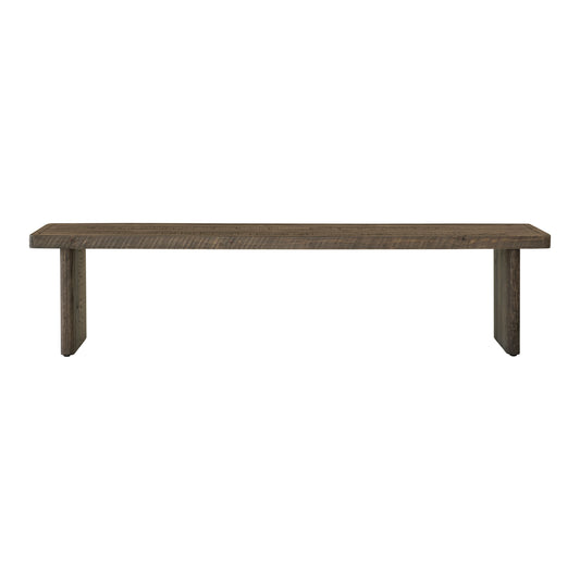 Moes Home Benches Monterey Brown Rustic Furniture