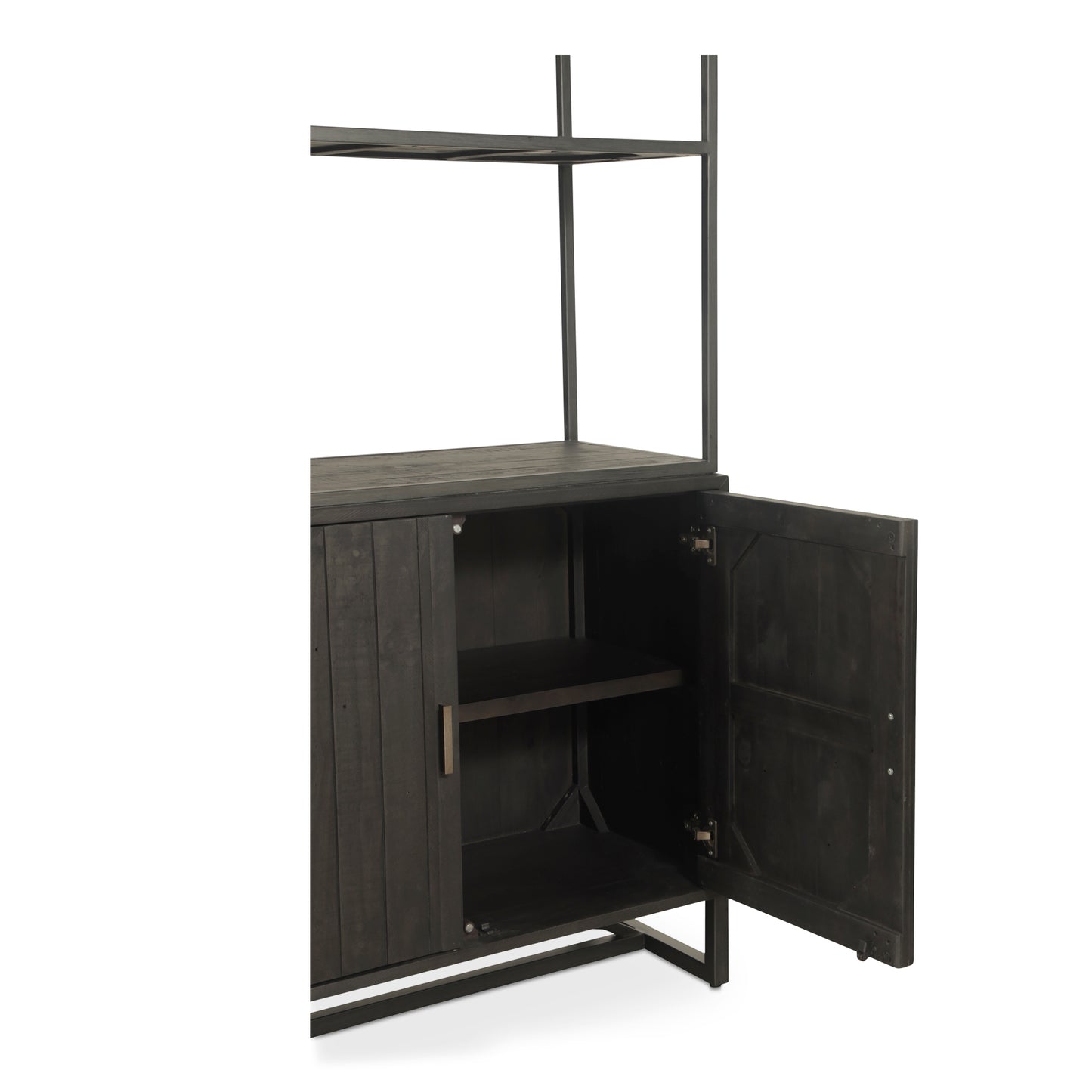 Moes Home Bookshelves SIERRA Black Rustic Furniture