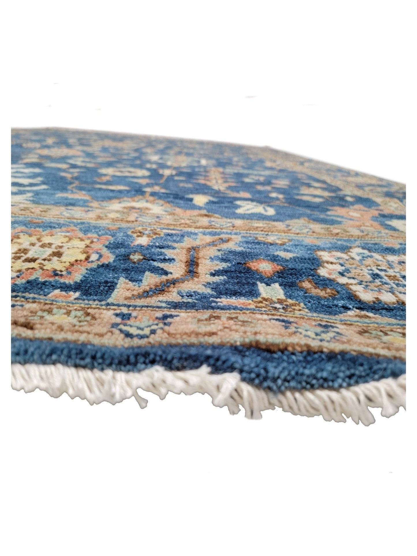 Artisan Florence Teal Blue Traditional Knotted Rug - Rugs - Artisan - Atlanta Designer Rugs