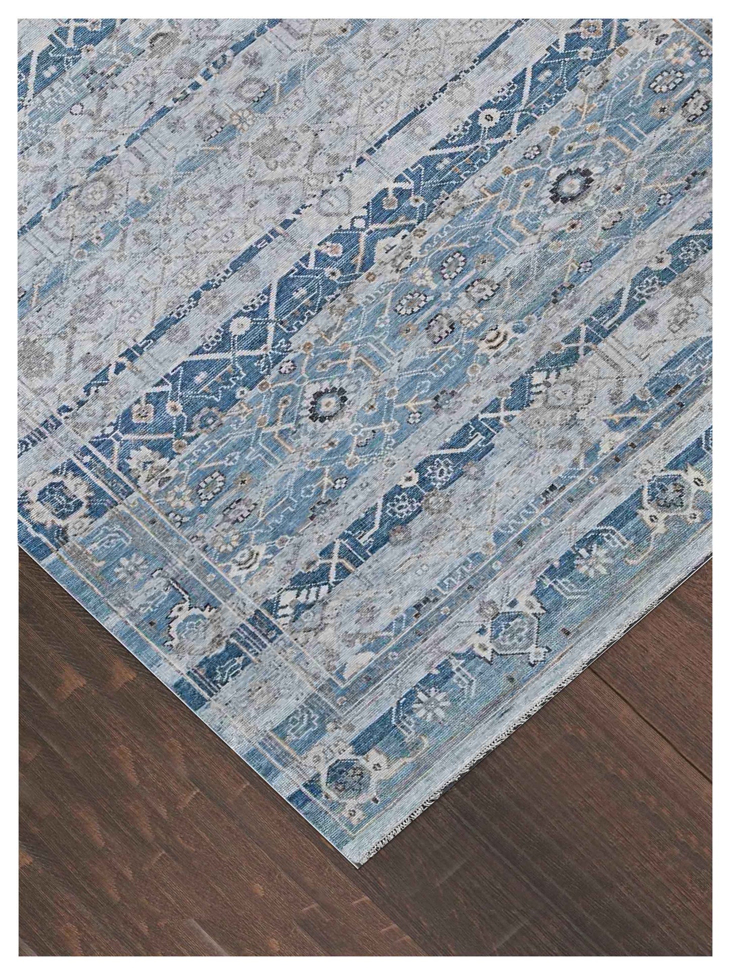 Artisan Vintage Modern Mint Transitional Knotted Rug - Rugs - Artisan - Atlanta Designer Rugs