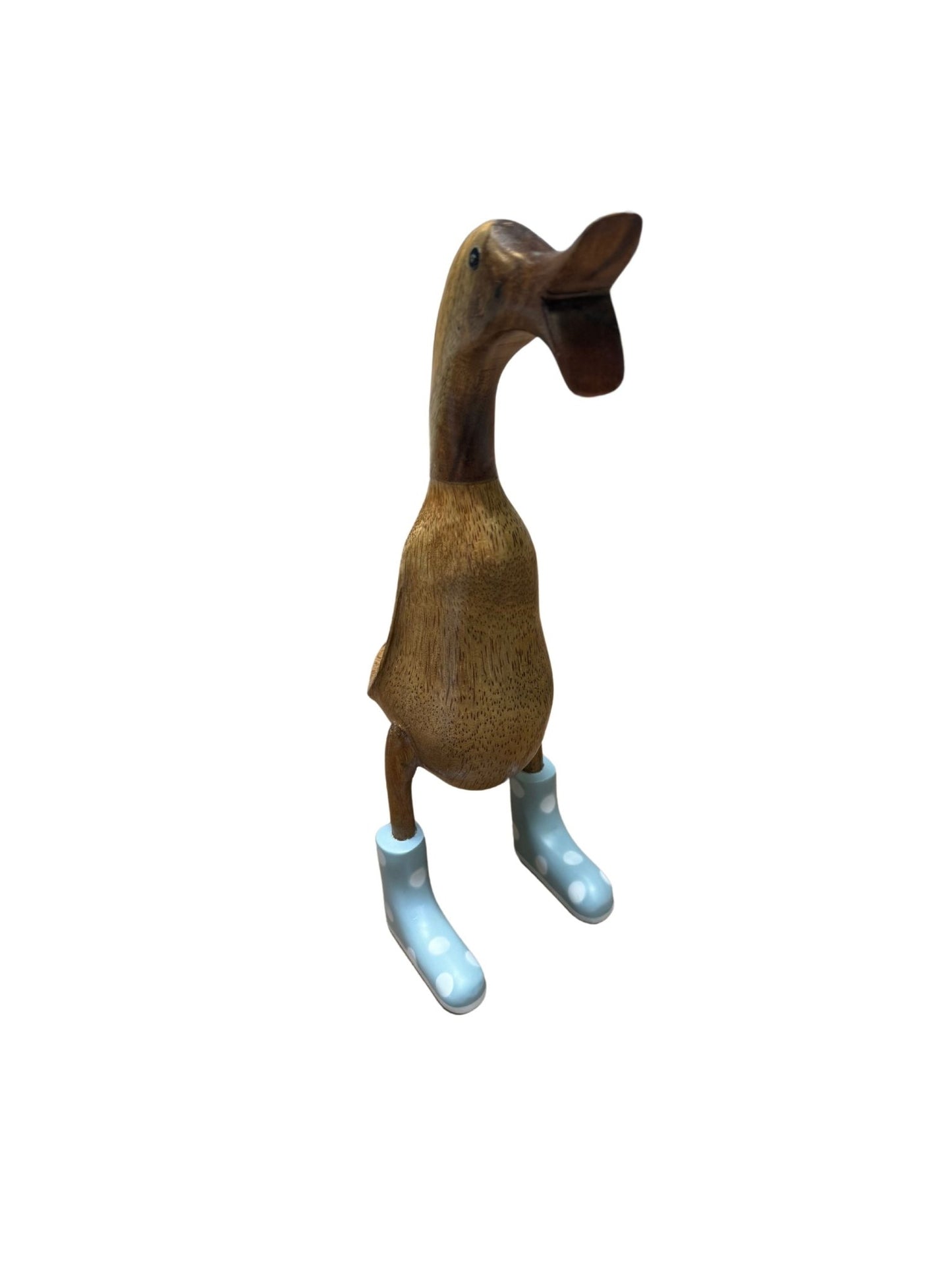 Eclectic Home Accent Duck in Boots Small Wooden Decor Furniture - Accent - Eclectic Home - Atlanta Designer Rugs