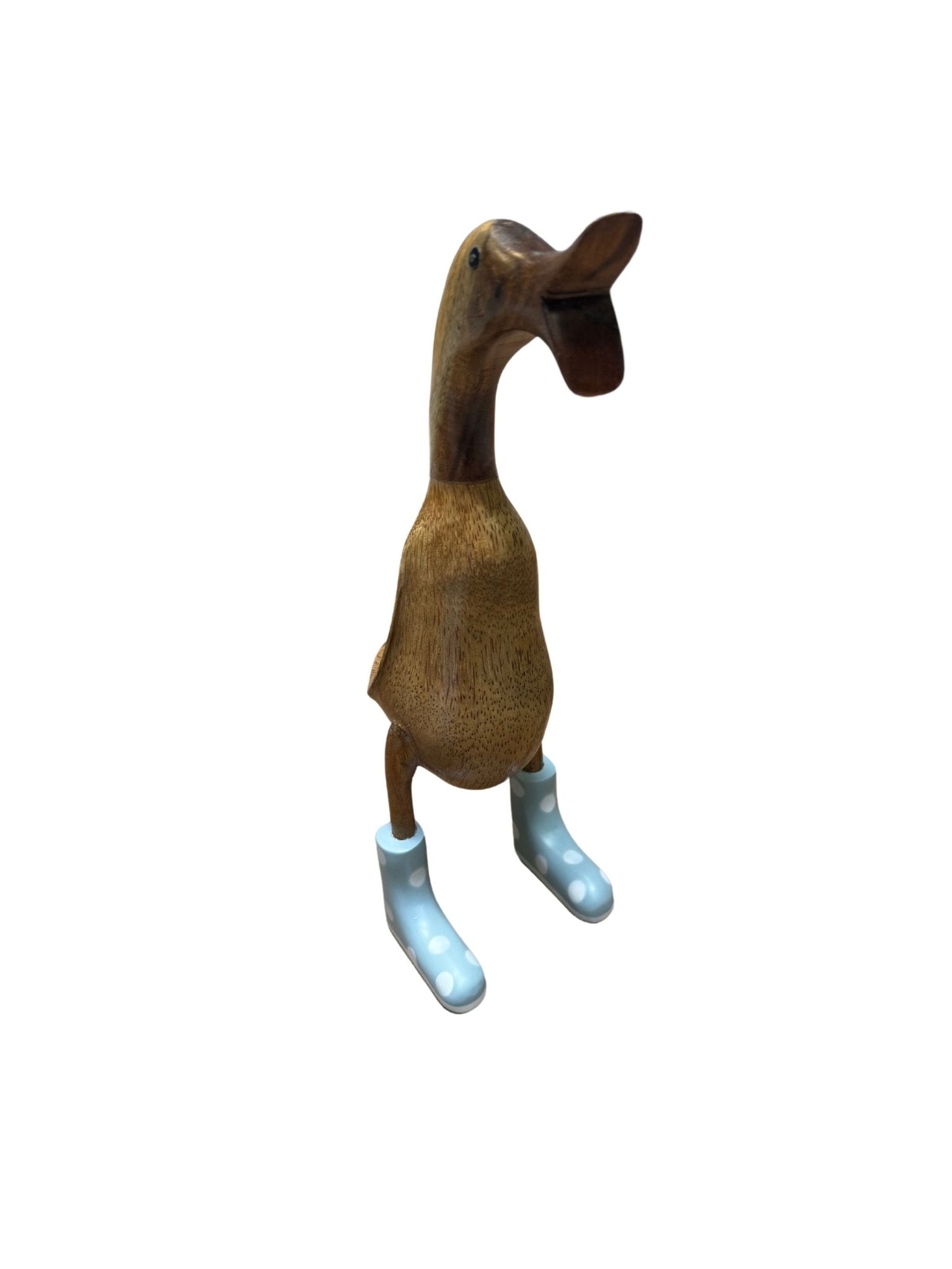 Eclectic Home Accent Duck in Boots Small Wooden Decor Furniture - Accent - Eclectic Home - Atlanta Designer Rugs