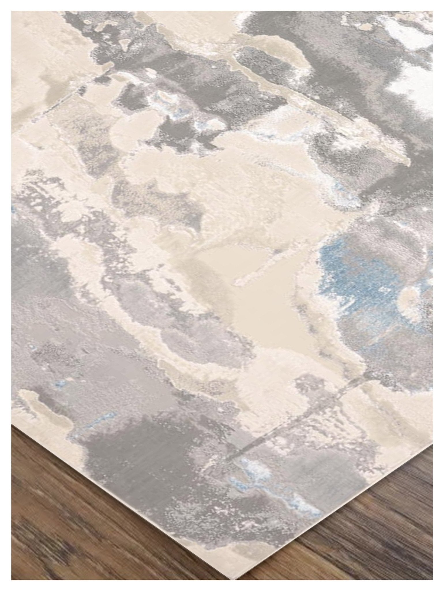 Feizy Azure 3525F Blue Gray Transitional Machine Woven Rug - Rugs - Feizy - Atlanta Designer Rugs