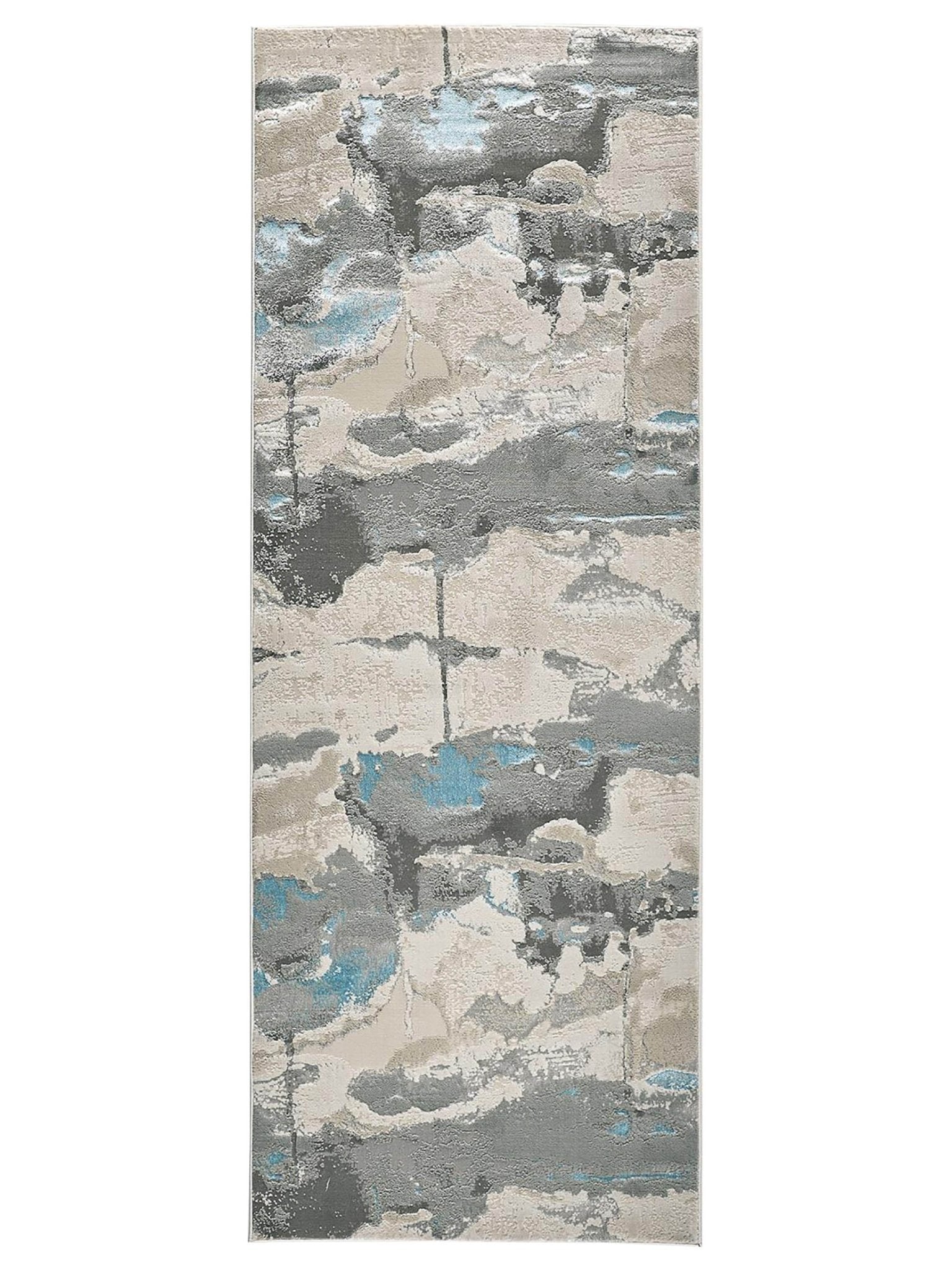 Feizy Azure 3525F Blue Gray Transitional Machine Woven Rug - Rugs - Feizy - Atlanta Designer Rugs